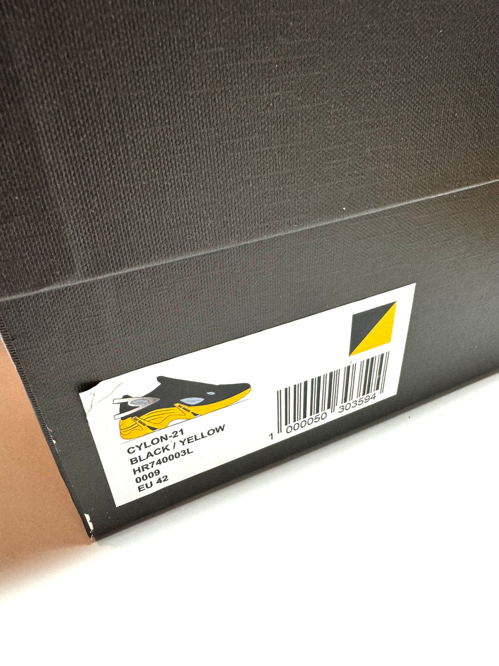 Raf Simons Cylon-21 Black Yellow Shoes