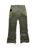 Carhartt Reworked Carpenter Paint Splatter Camo Flared Pant (Gallery Dept. LA Pattern)