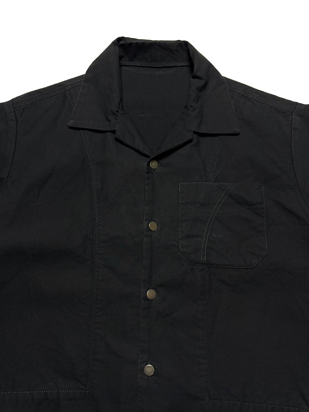 HandMade Black Heavy Short Sleeve Shirt
