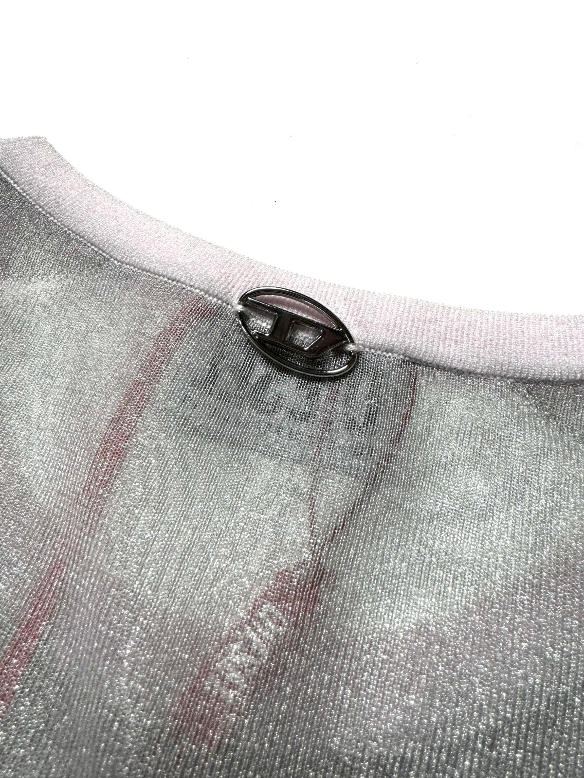Diesel Pink Mesh Long Sleeve