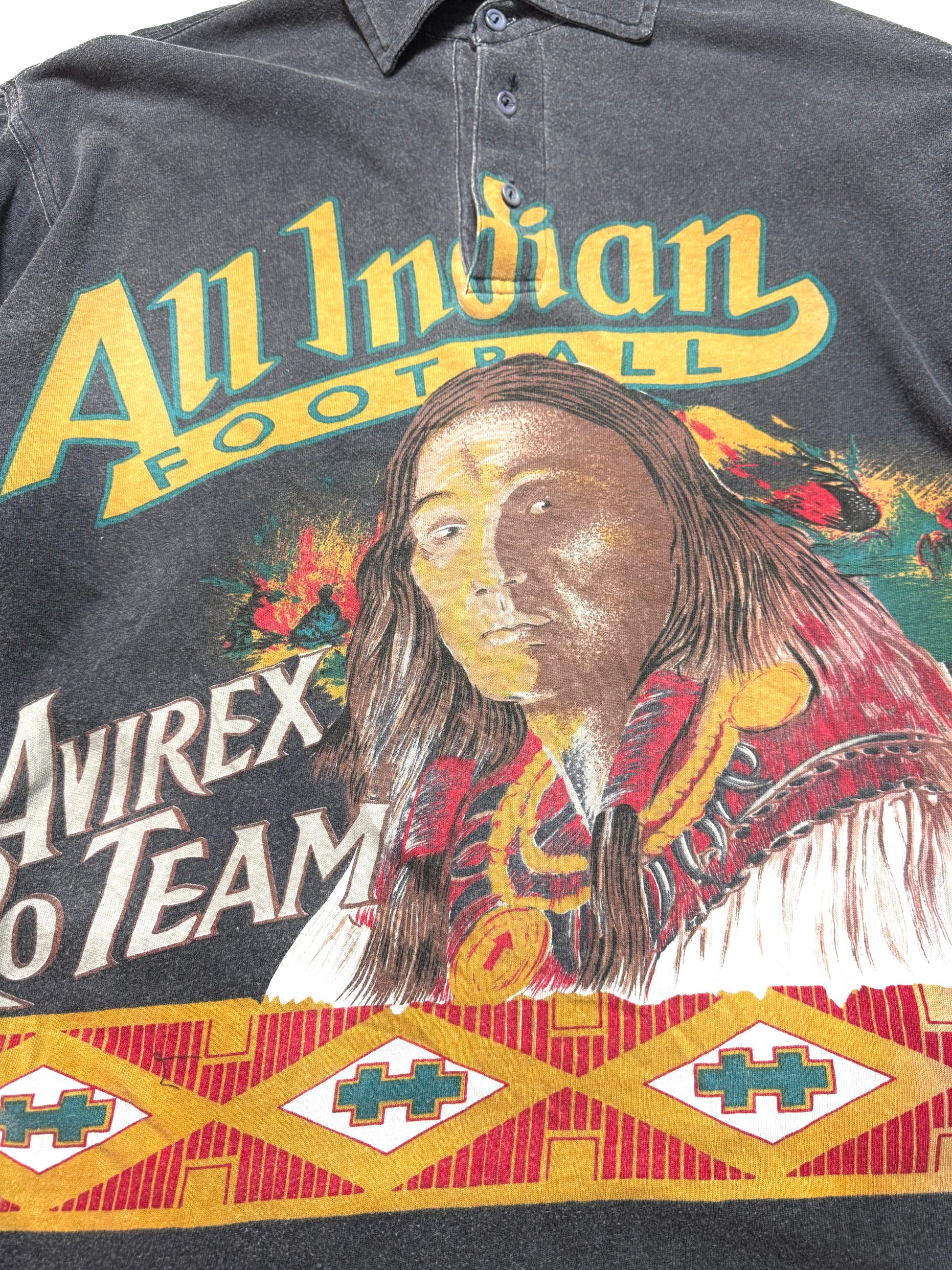 Avirex All Indian Football Long Sleeve 90s