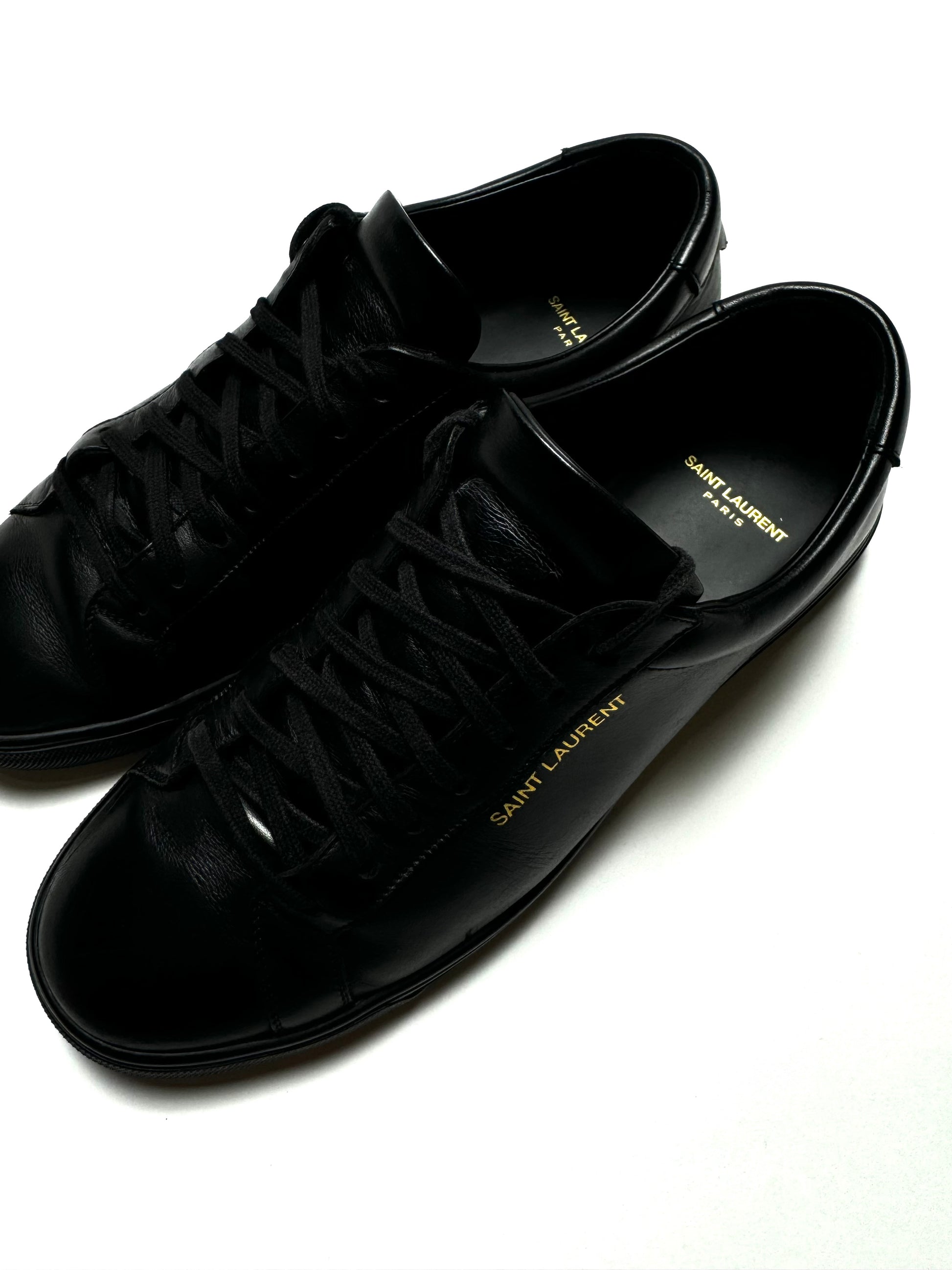Saint Laurent SL/06 Black Leather Shoe