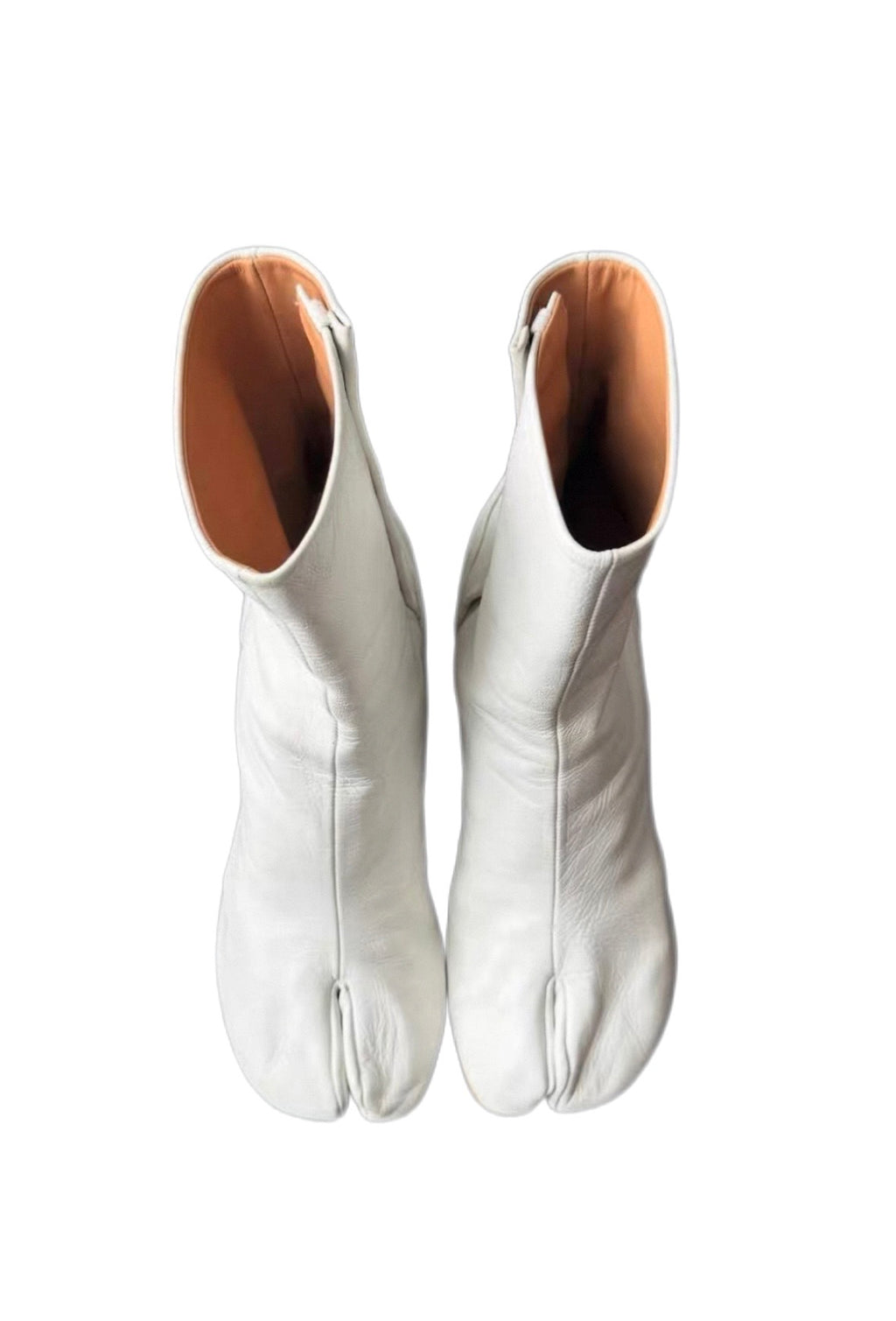 Maison Margiela Tabi White Leather Boot