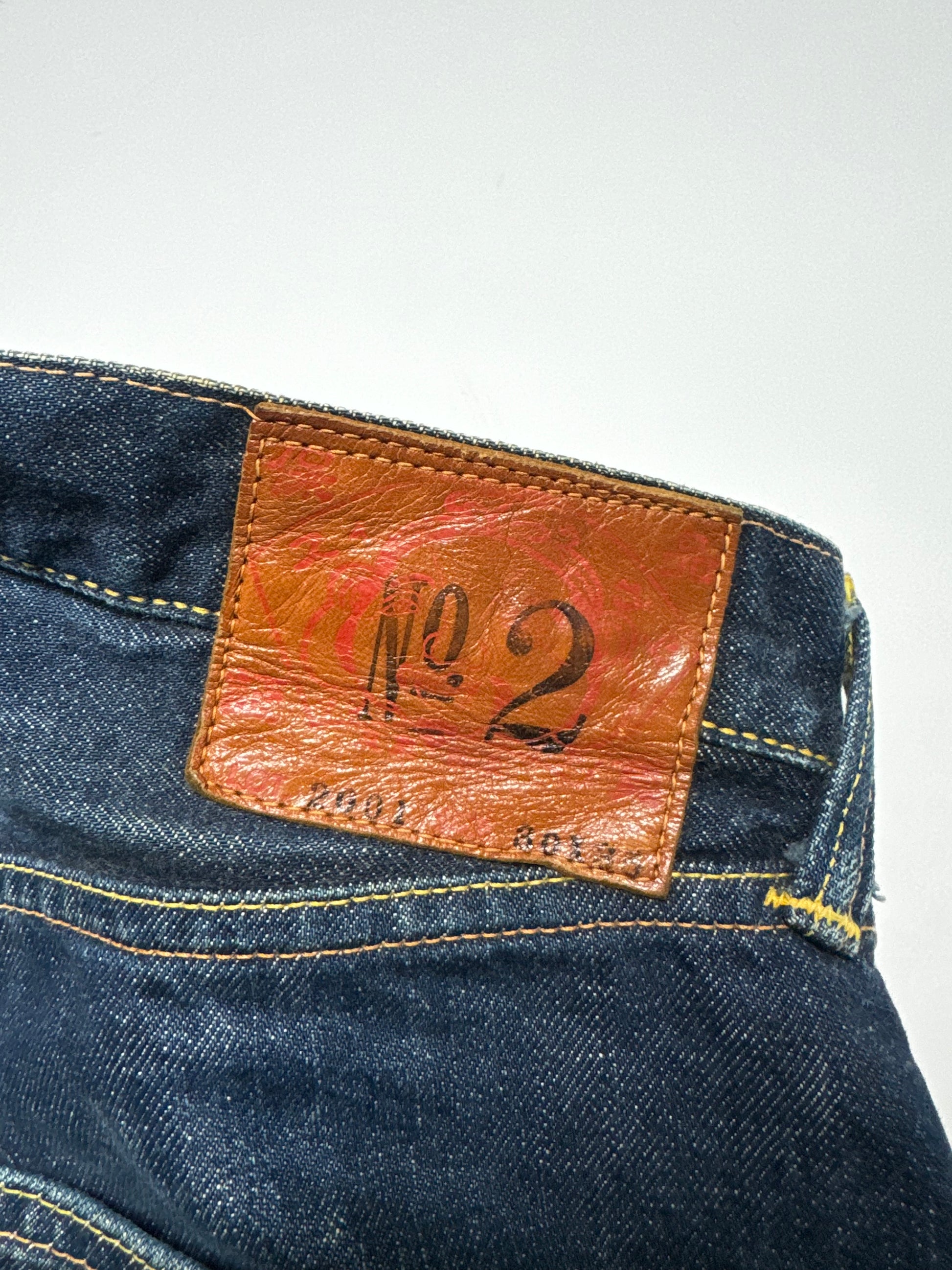 Evisu Faded Blue Daicock Jean