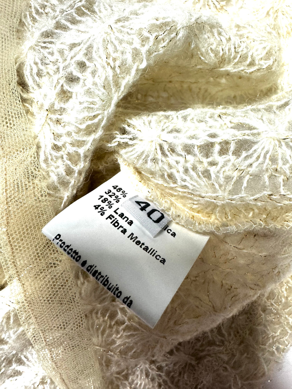 Alexander McQueen Ruffled Fur Collar Knit Top