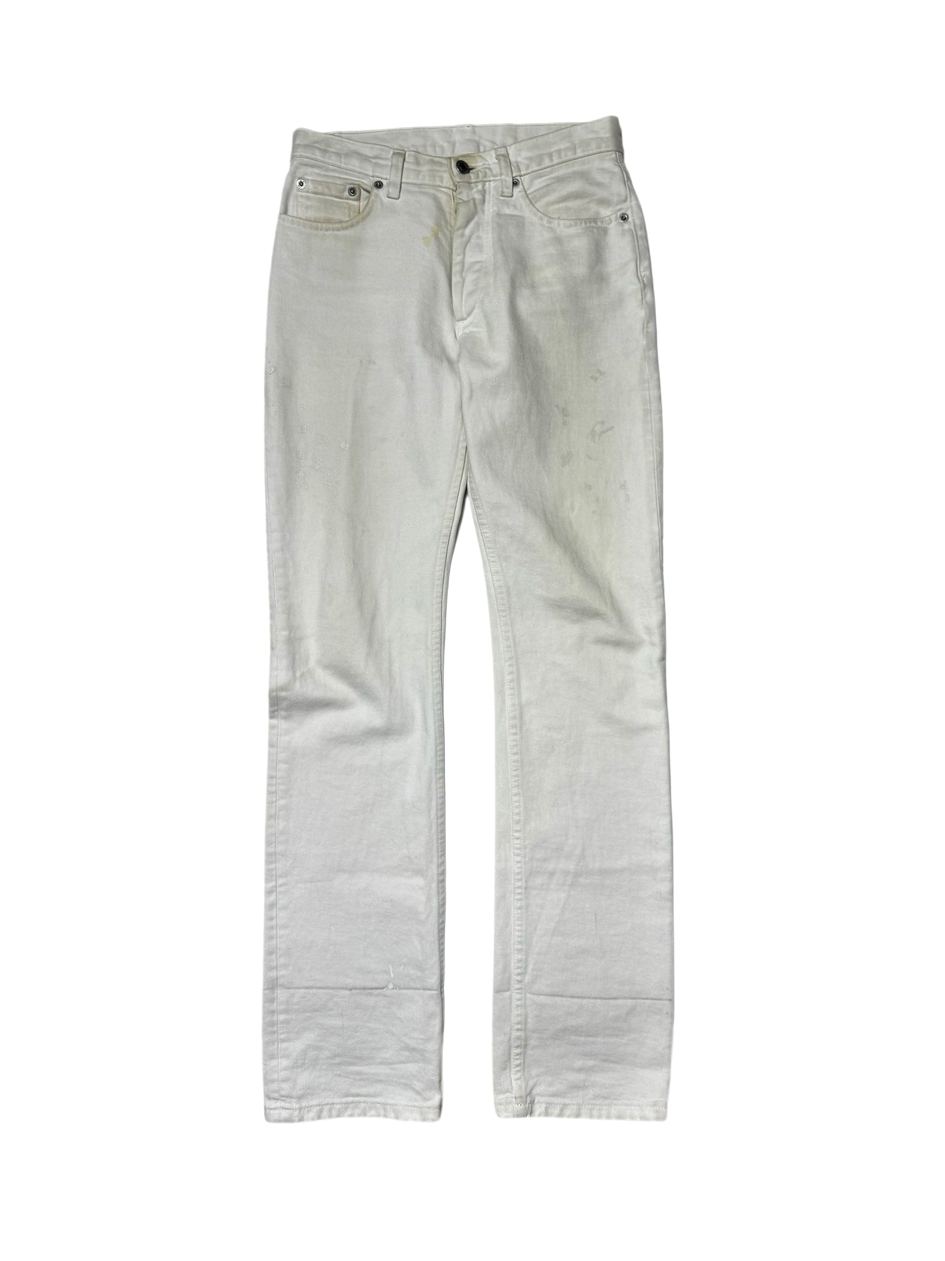 Helmut Lang White Painter Pant