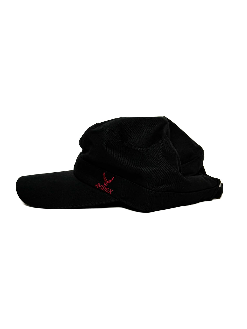 AVIREX Cadet Cap Black Red Logo