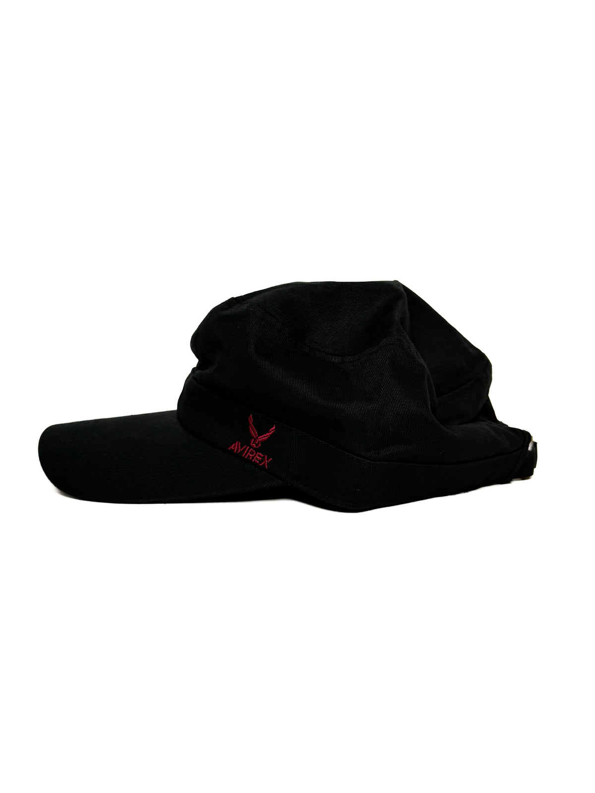 AVIREX Cadet Cap Black Red Logo