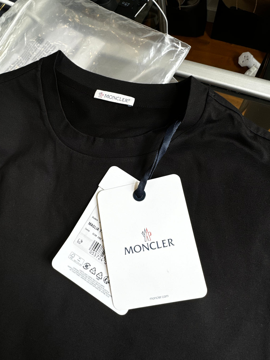 Moncler Black Tee