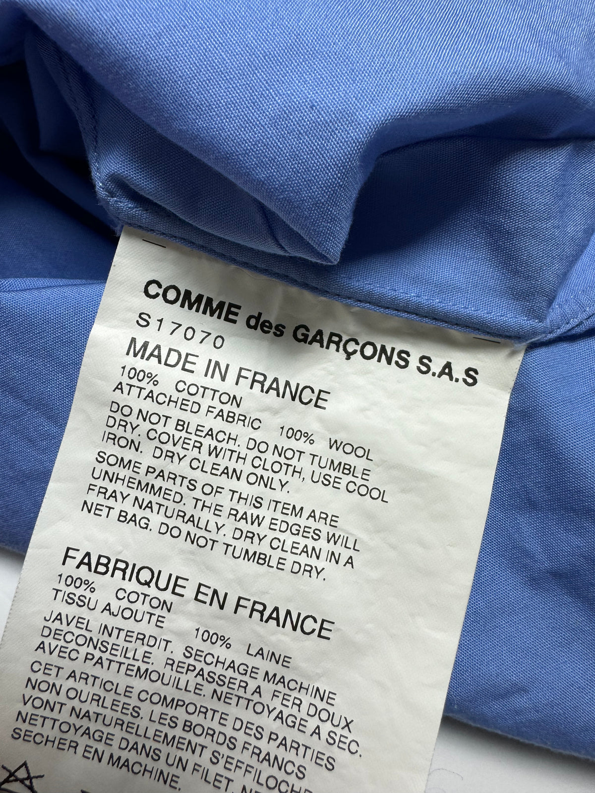 Comme des Garçons Shirt Patch Work Shirt