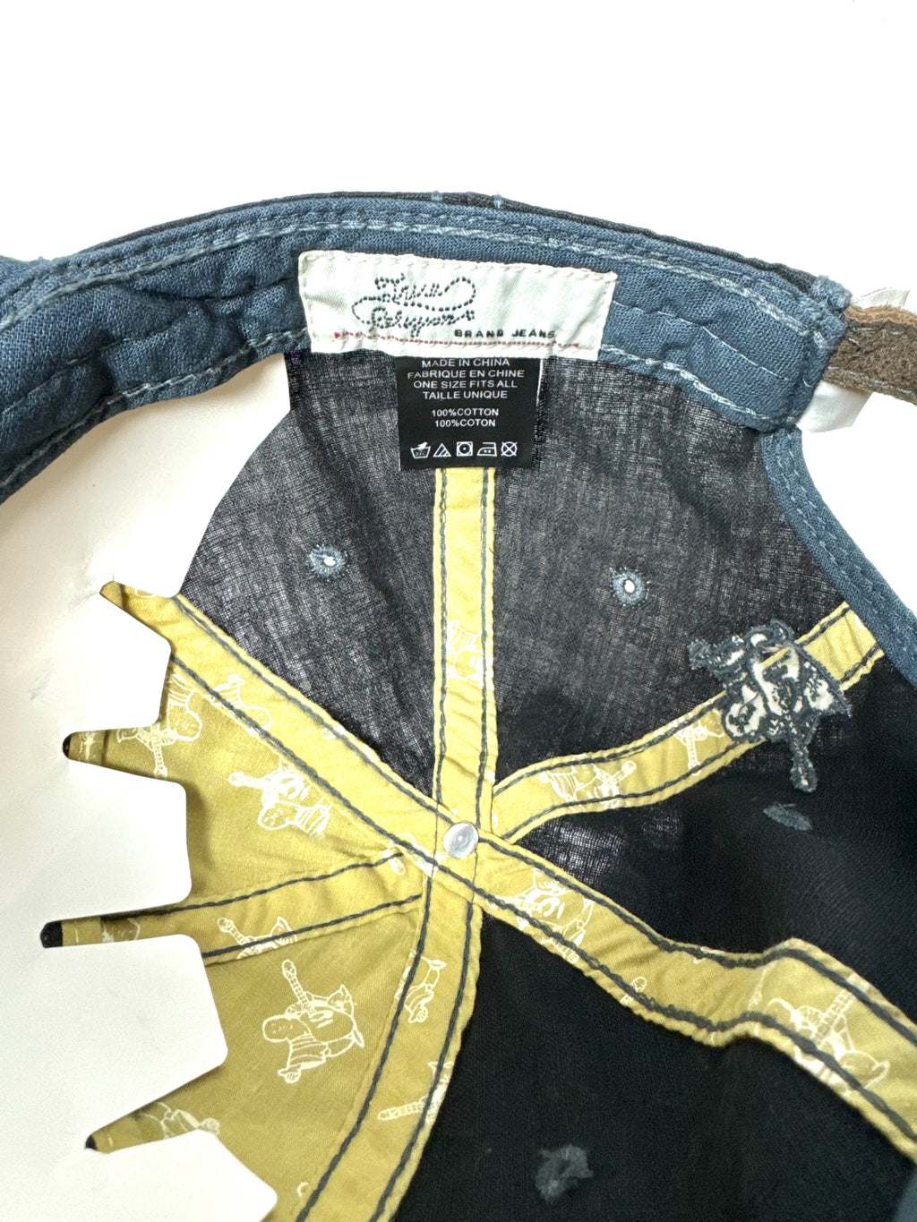 True Religion Denim Distressed Cap