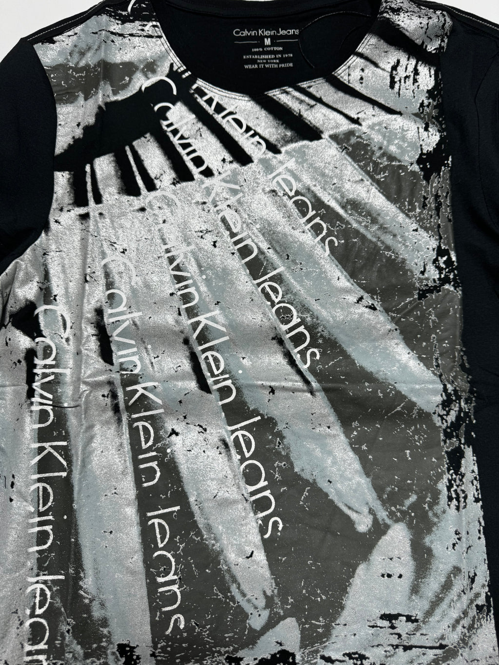 Calvin Klein Jeans Graphic Black Tee