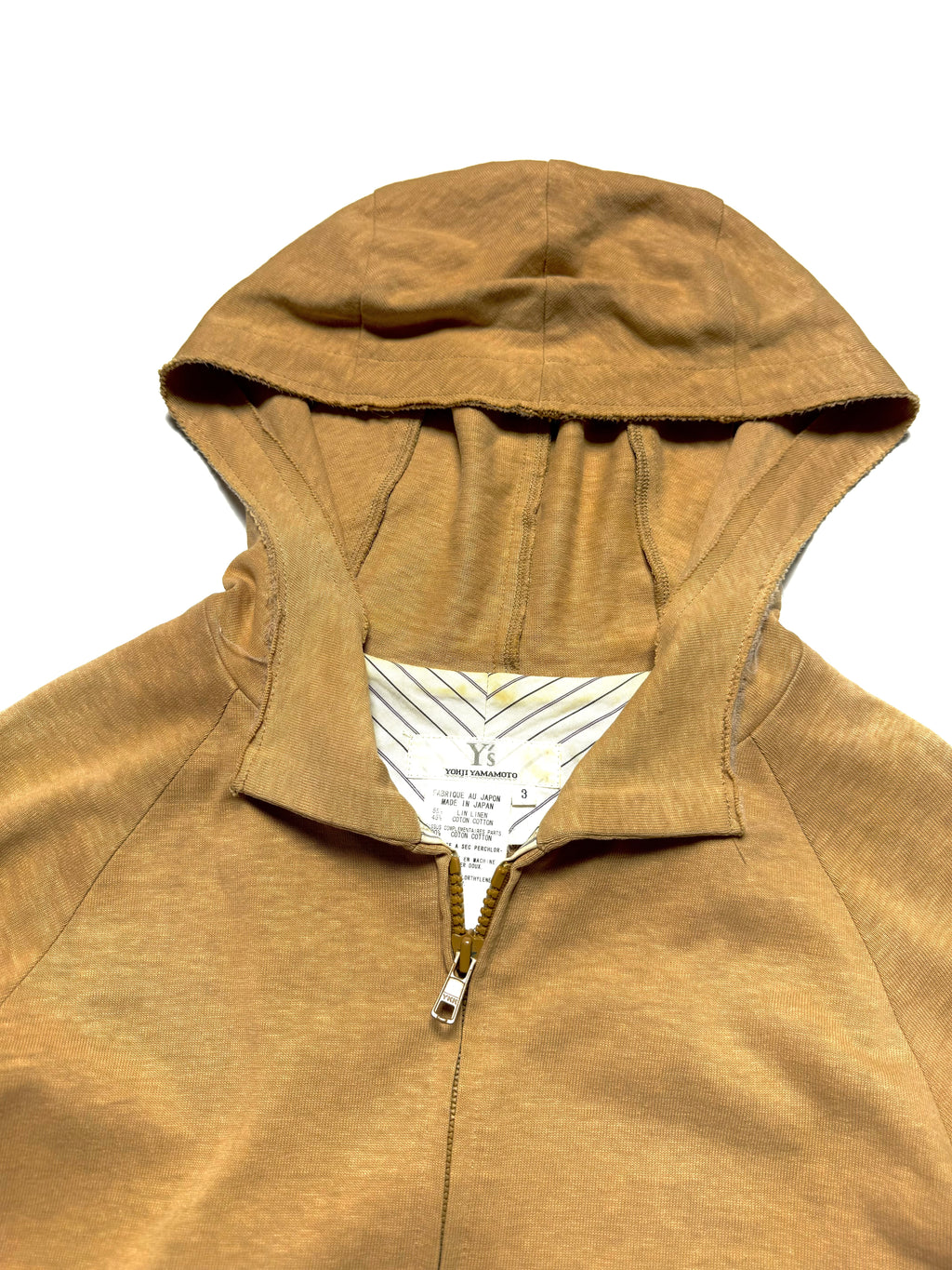 Y’s Yohji Brown Zip Hoodie
