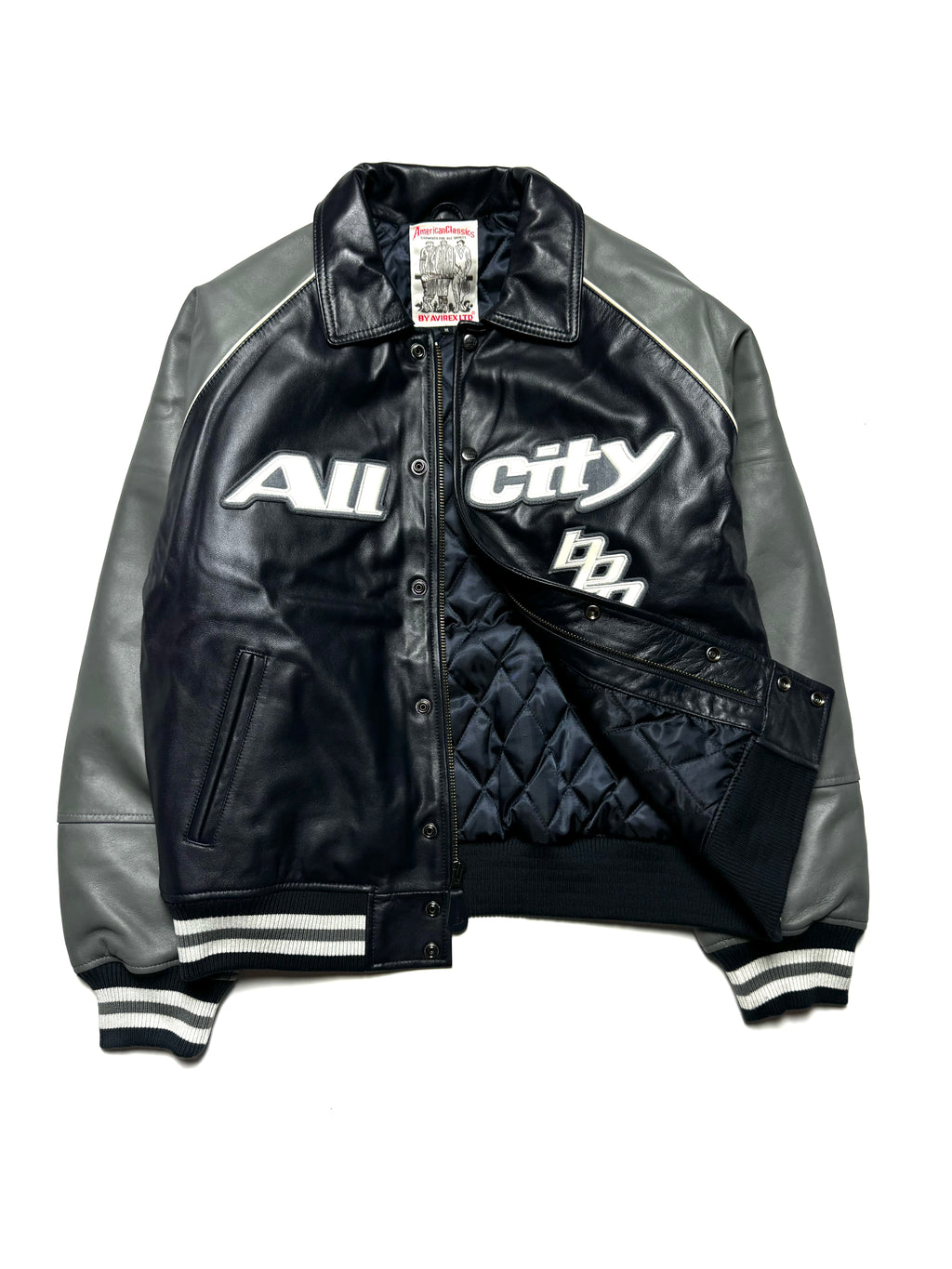 Avirex x Black Eye Patch Lamb Leather Jacket