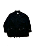 Issey Miyake Hai Sport Black Corduroy Coat 80s