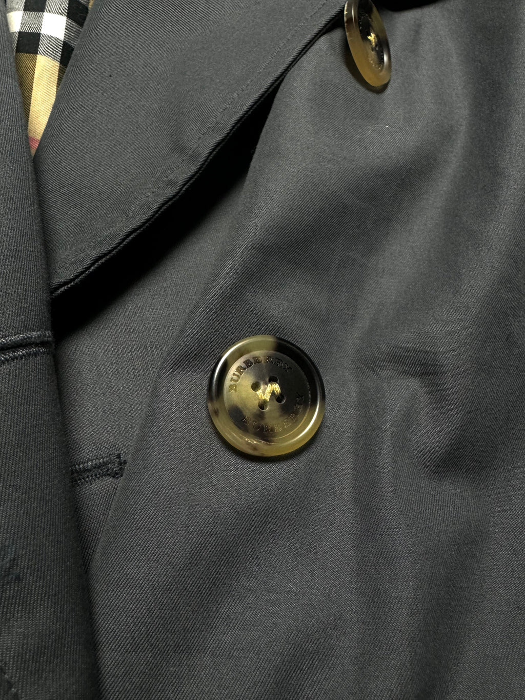 Burberry Dark Grey Trench Coat