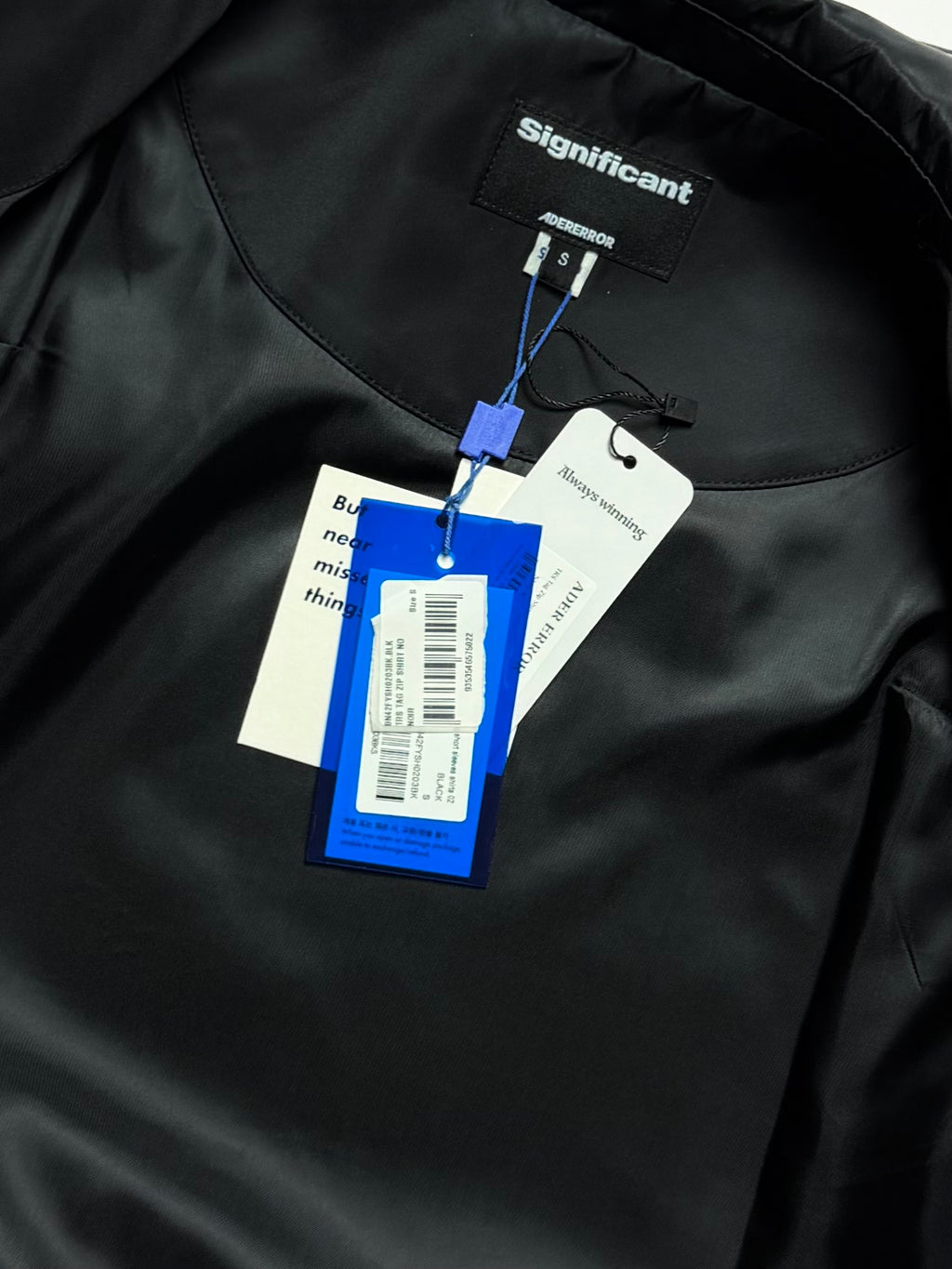 ADER ERROR TRS Tag Zip Shirt
