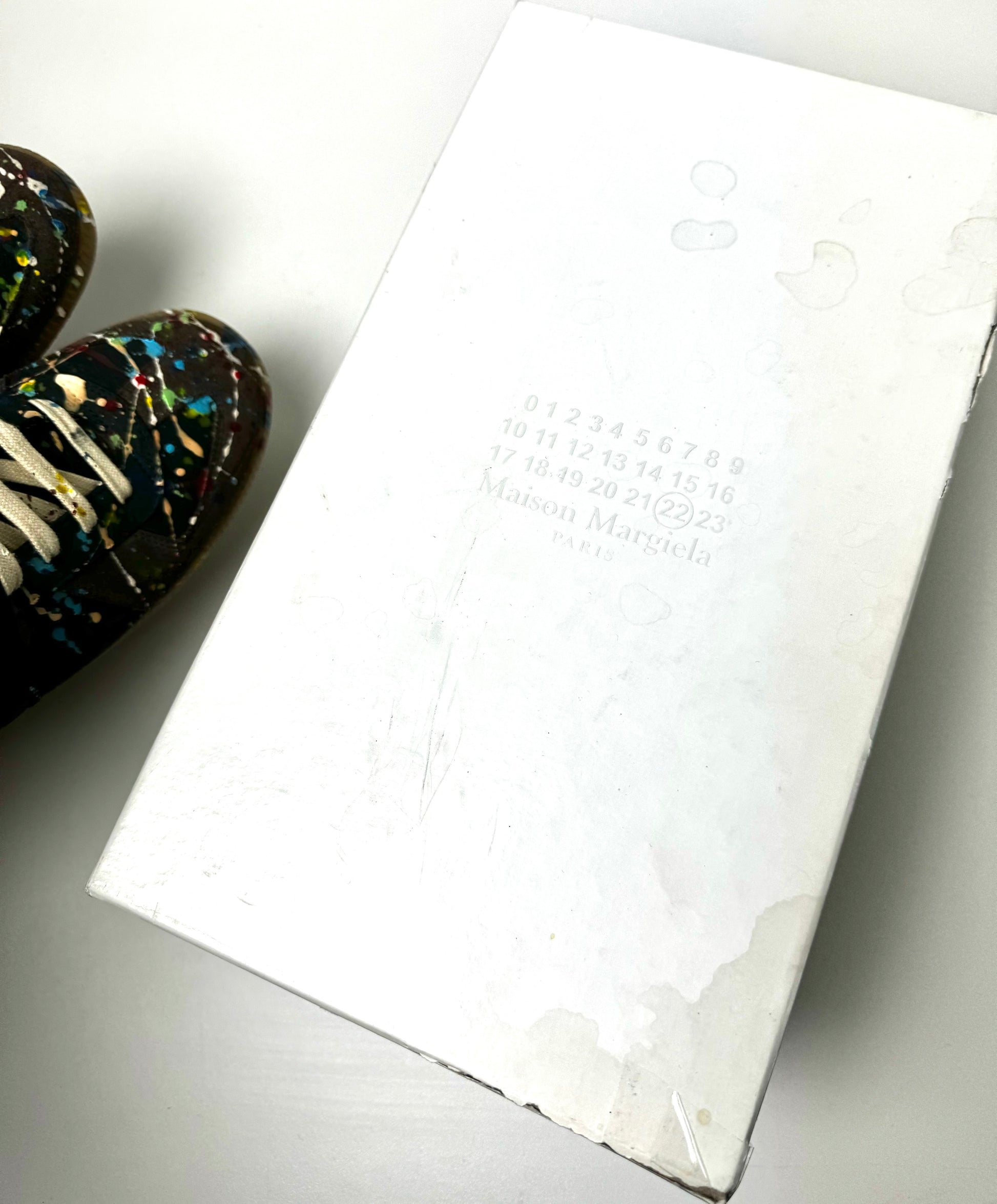 Maison Margiela Paint Splatter Replica German Army Trainer (GAT)