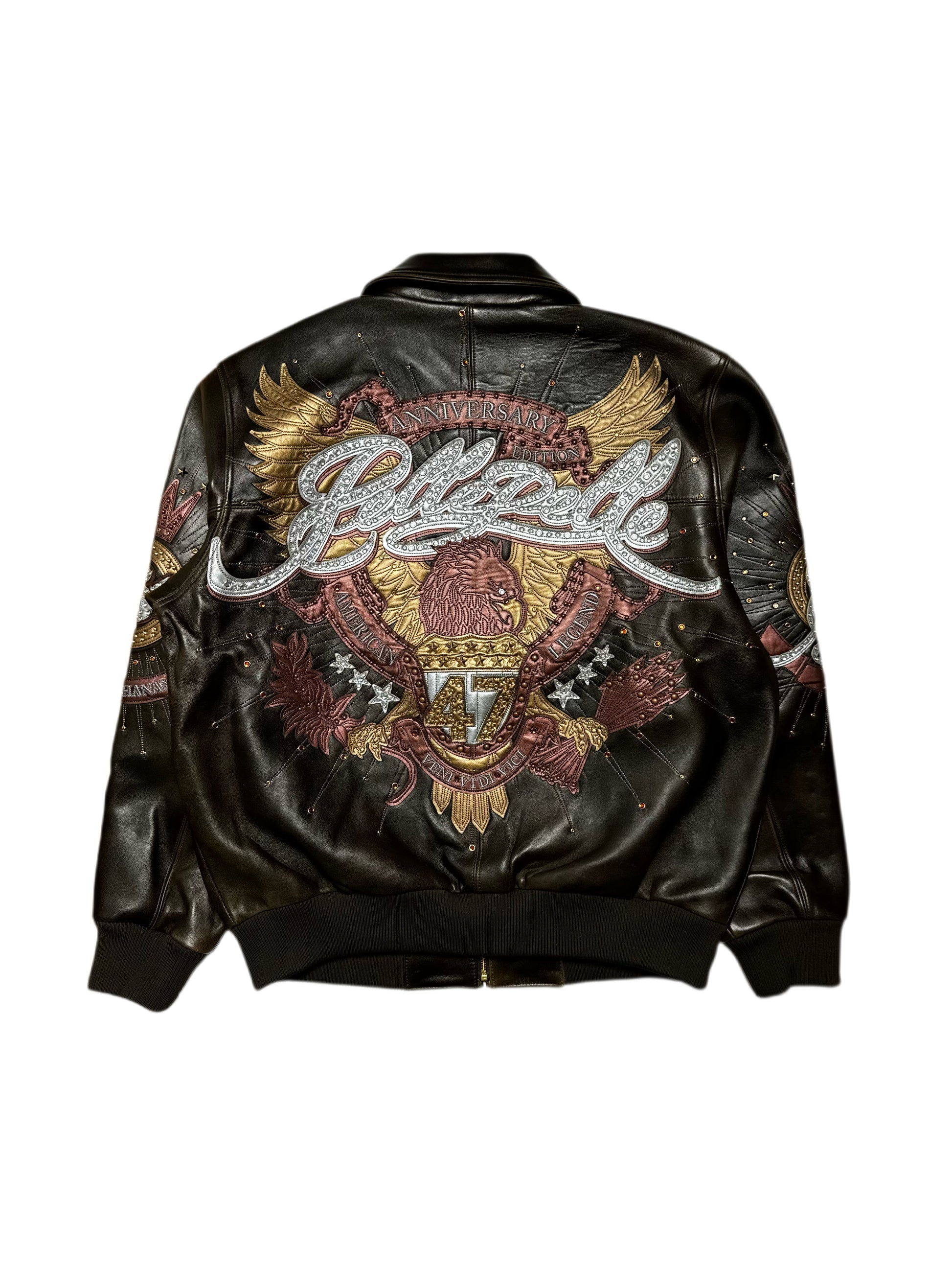 Pelle Pelle Brown Leather 47th Anniversary Jacket