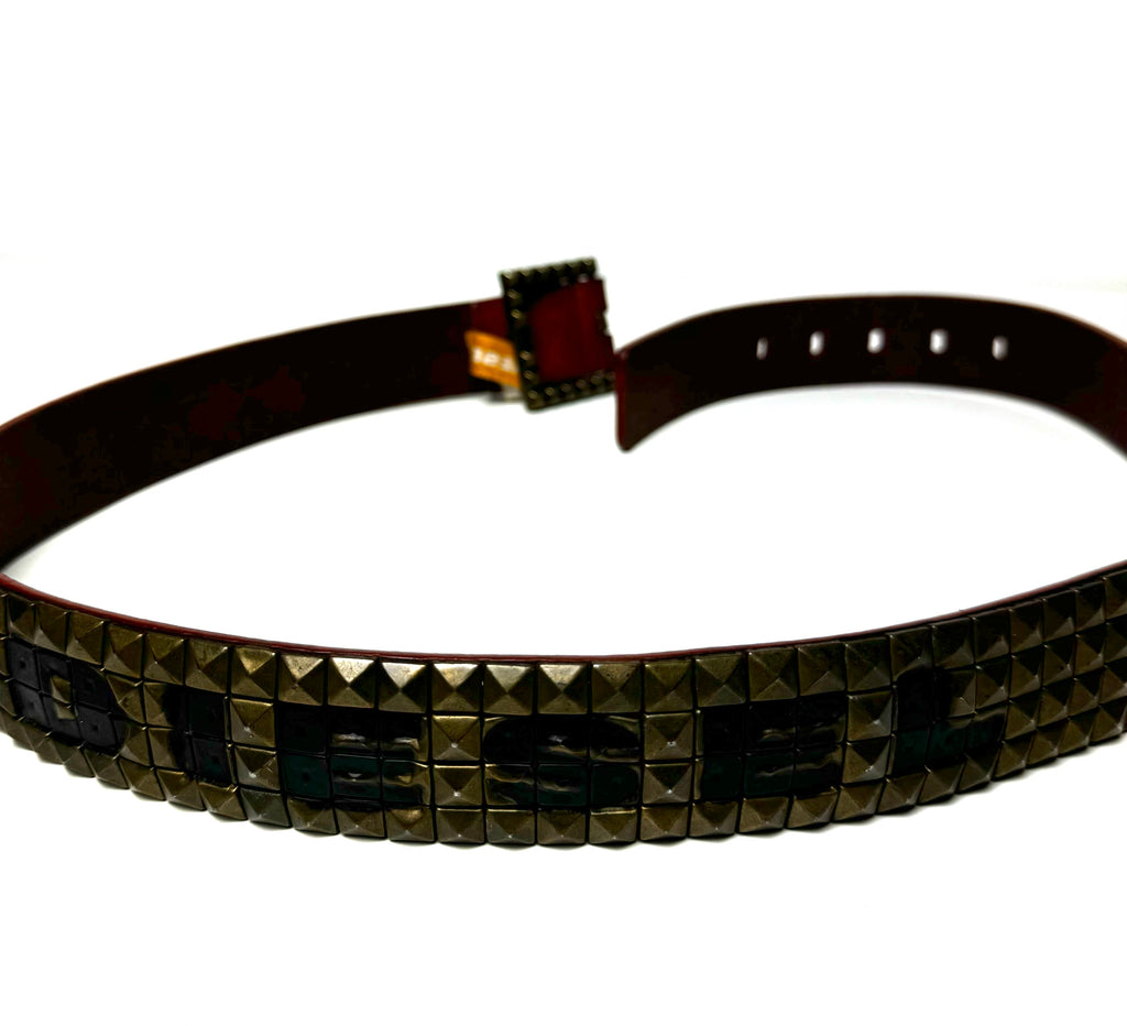 Diesel 2000s Leather Studs Belt