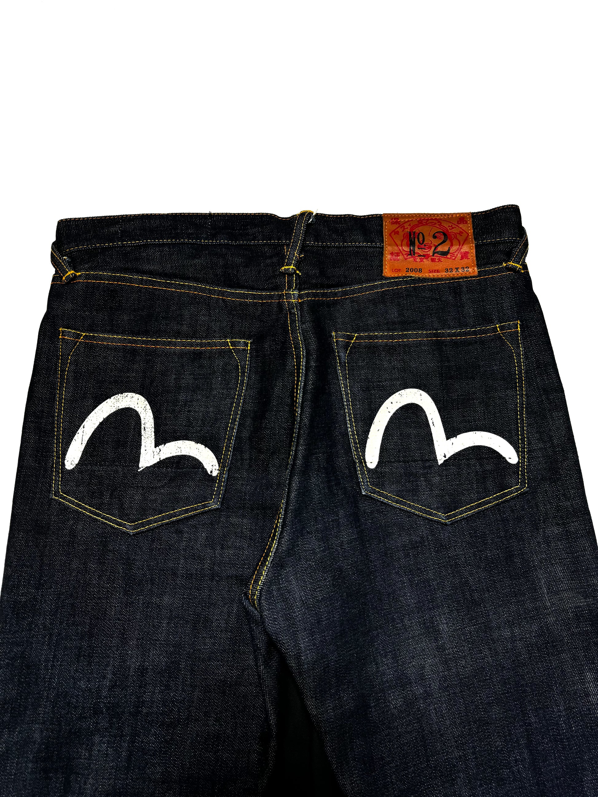 Evisu No.2 Seagull Pocket Remade Wide Indigo Jean