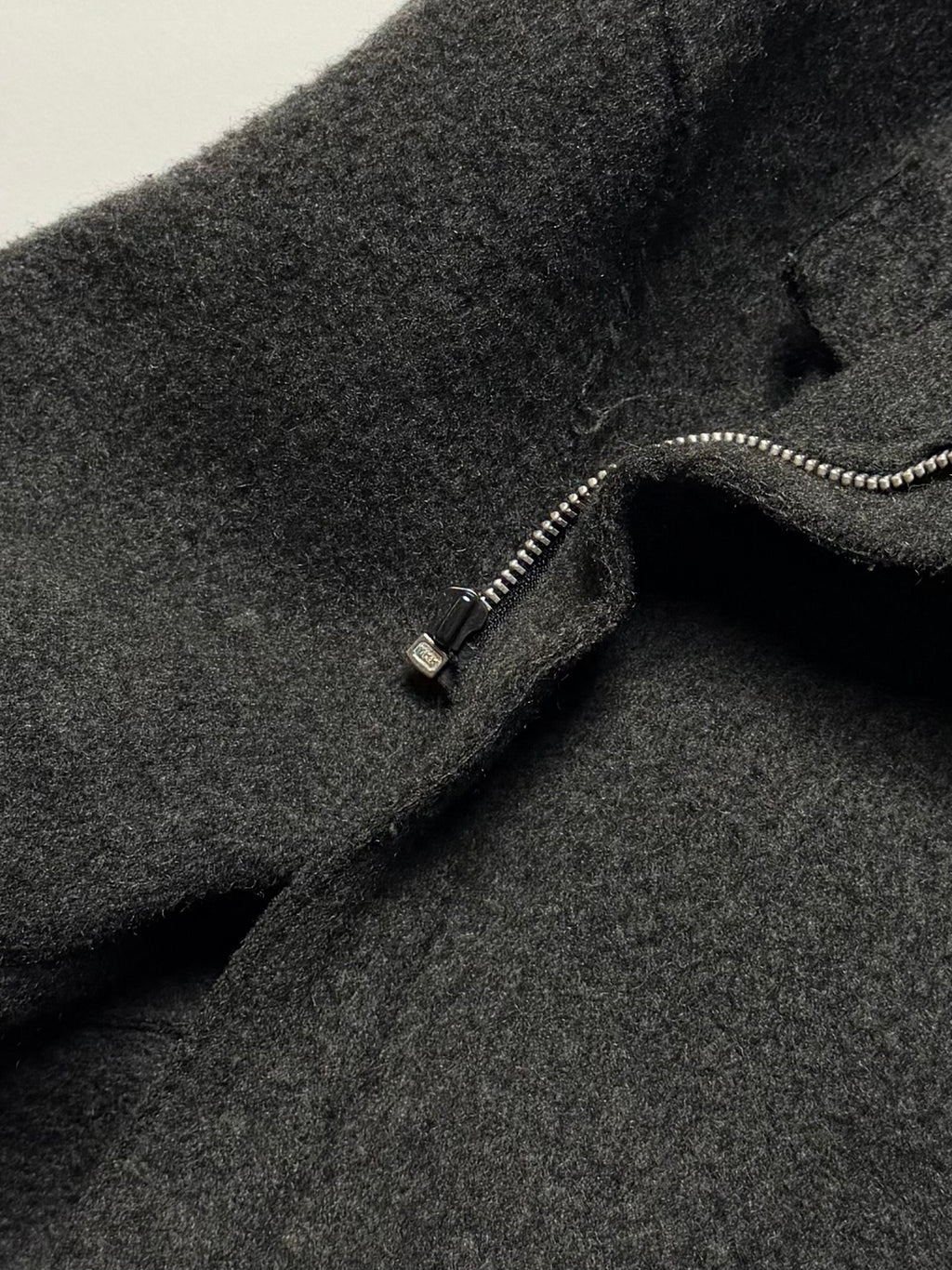 PPFM Wool Zip Up Parka Jacket