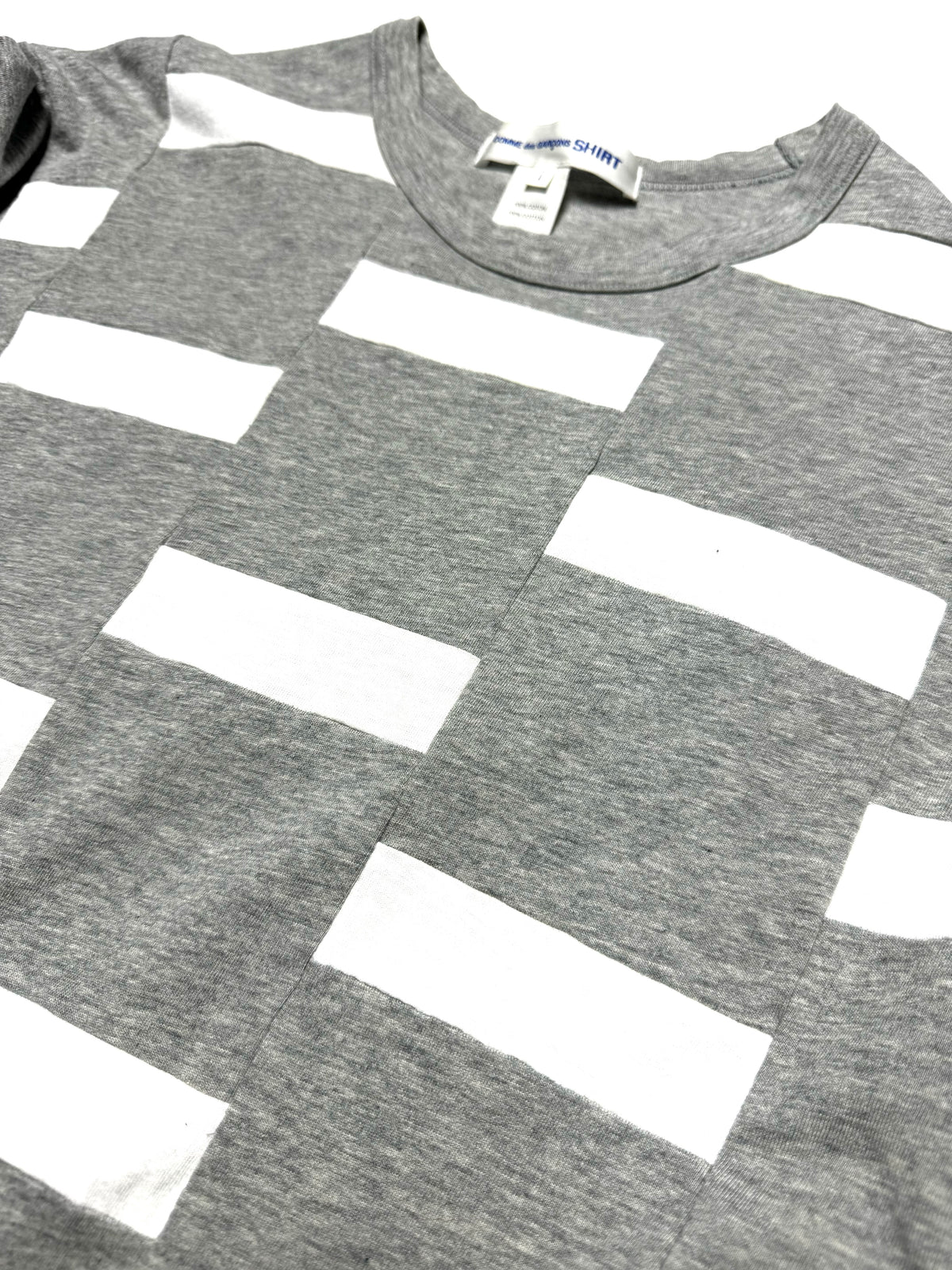Comme des Garçons Shirt Grey Block Tee