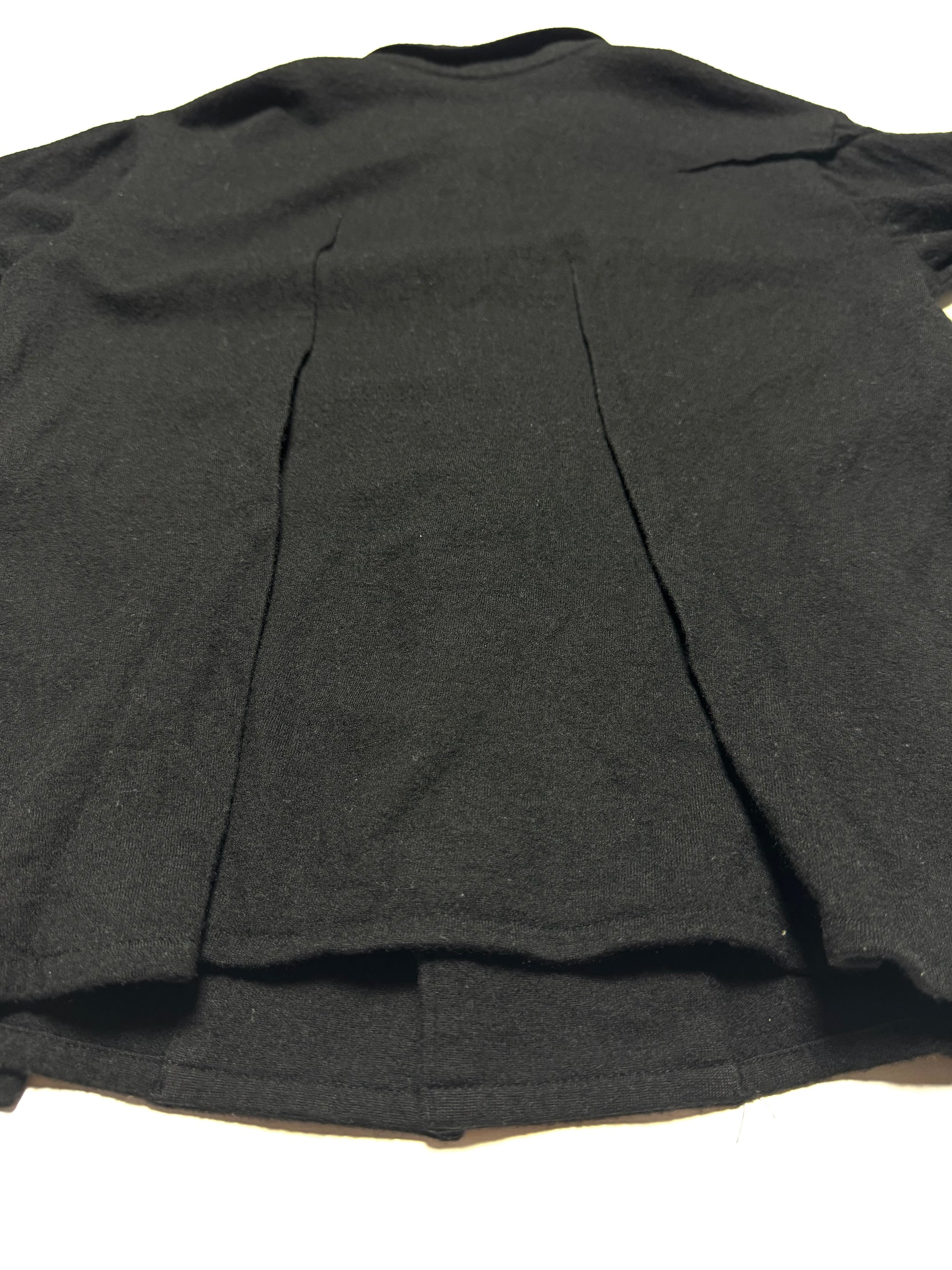 Comme des Garçons Tricot Black Wool Shirt 80s