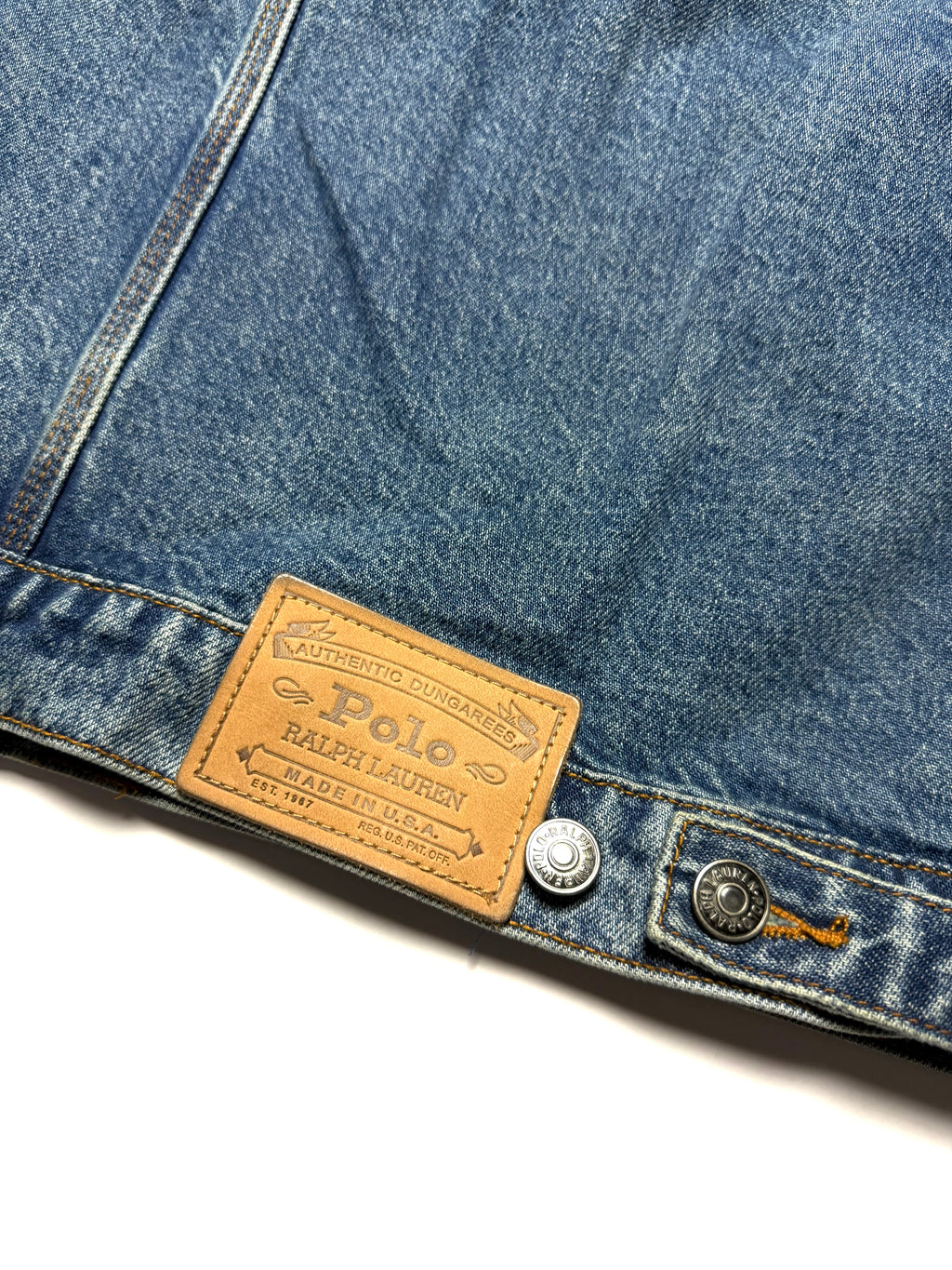 Polo by Ralph Lauren 80-90s Dungarees Corduroy Collar Denim Jacket