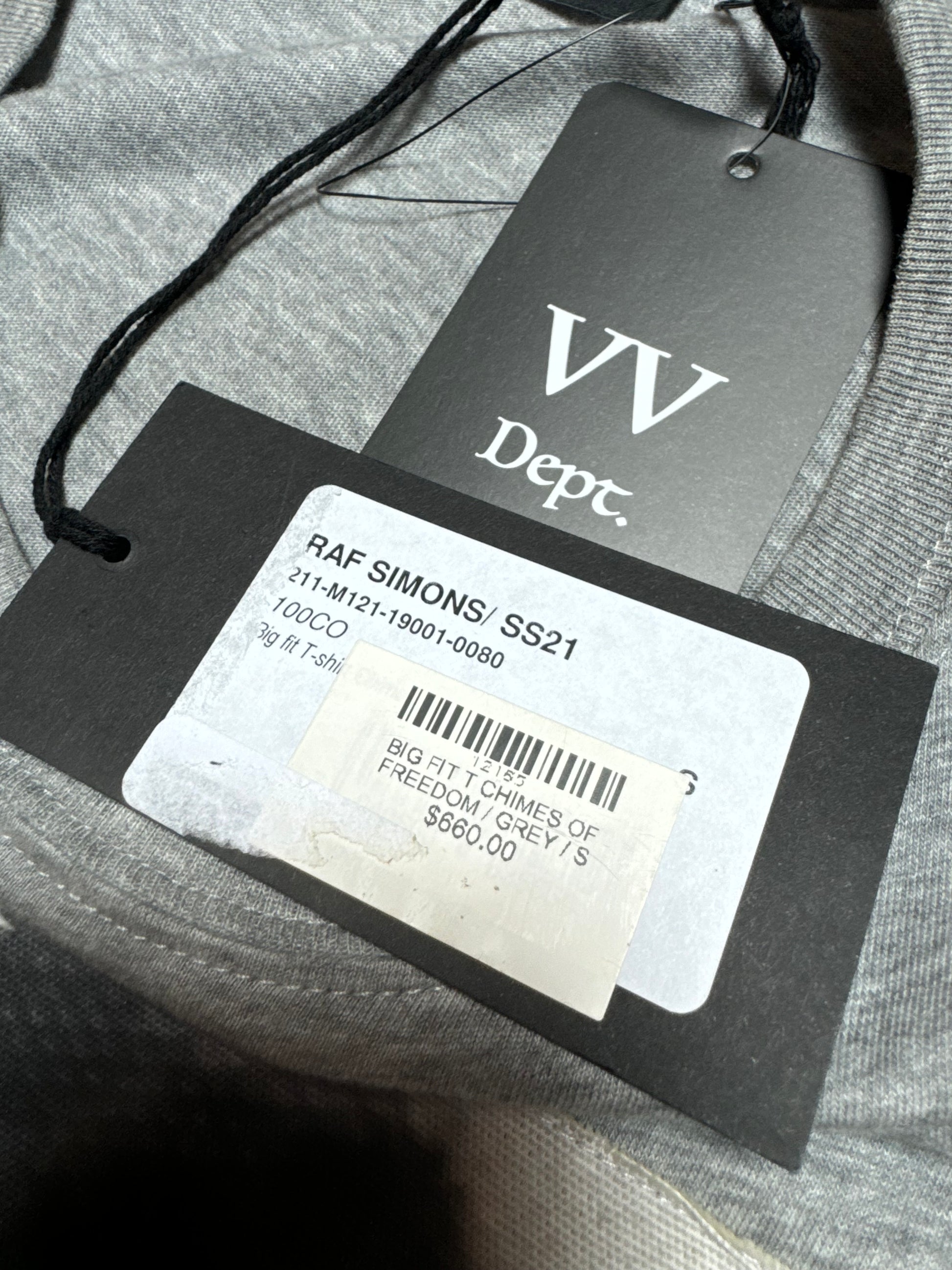 Raf Simons SS21  CHIMES OF FREEDOM Tee