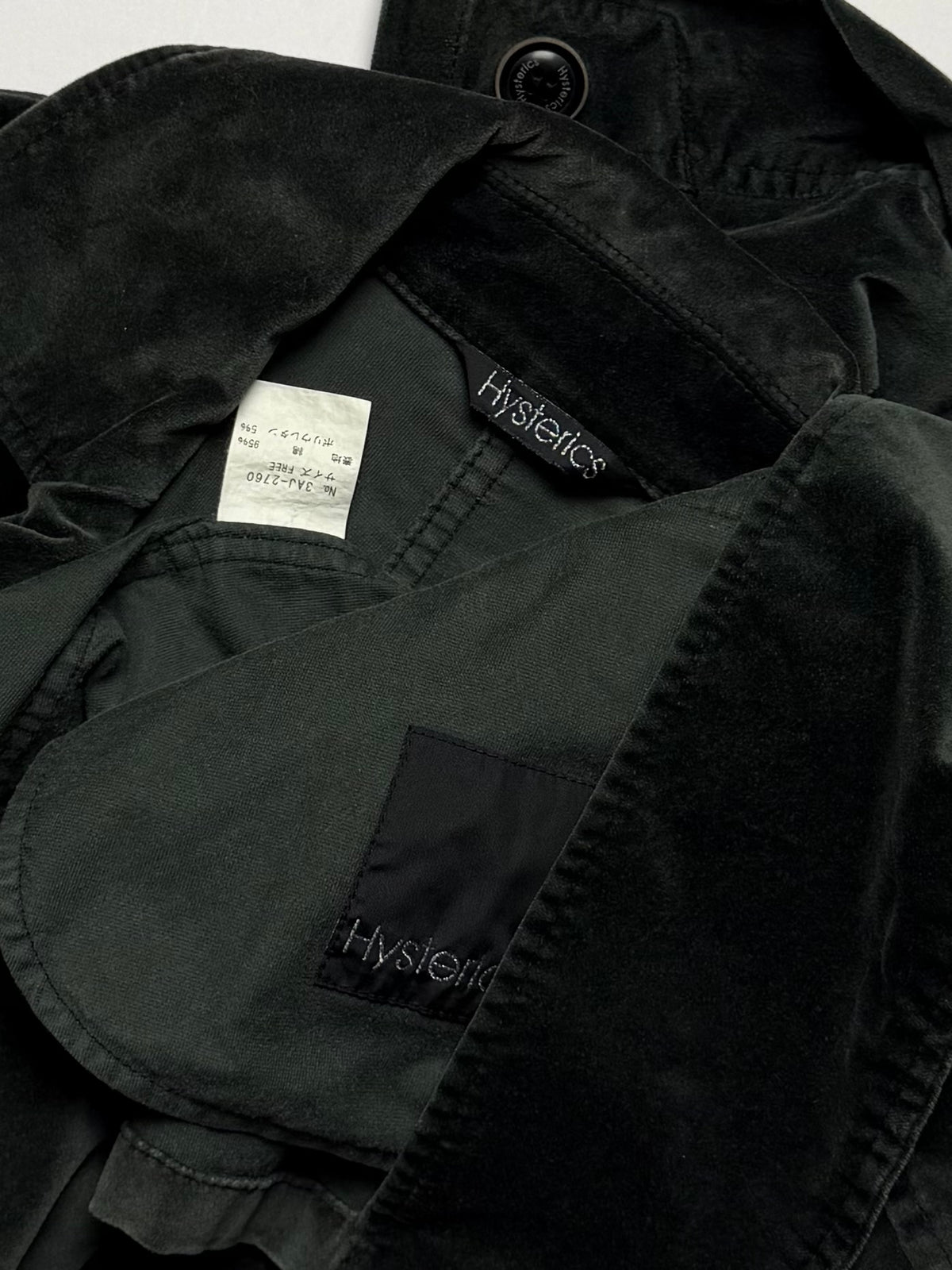 HYSTERIC GLAMOUR Velvet Blazer