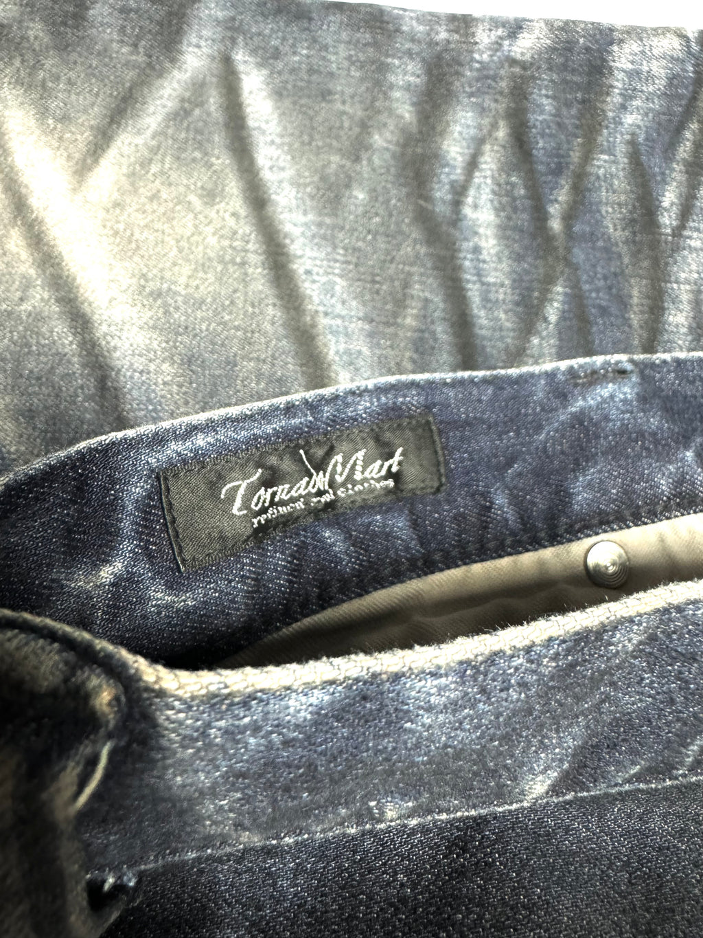 Tornado Mart Washed Denim Flared Jean 2000s