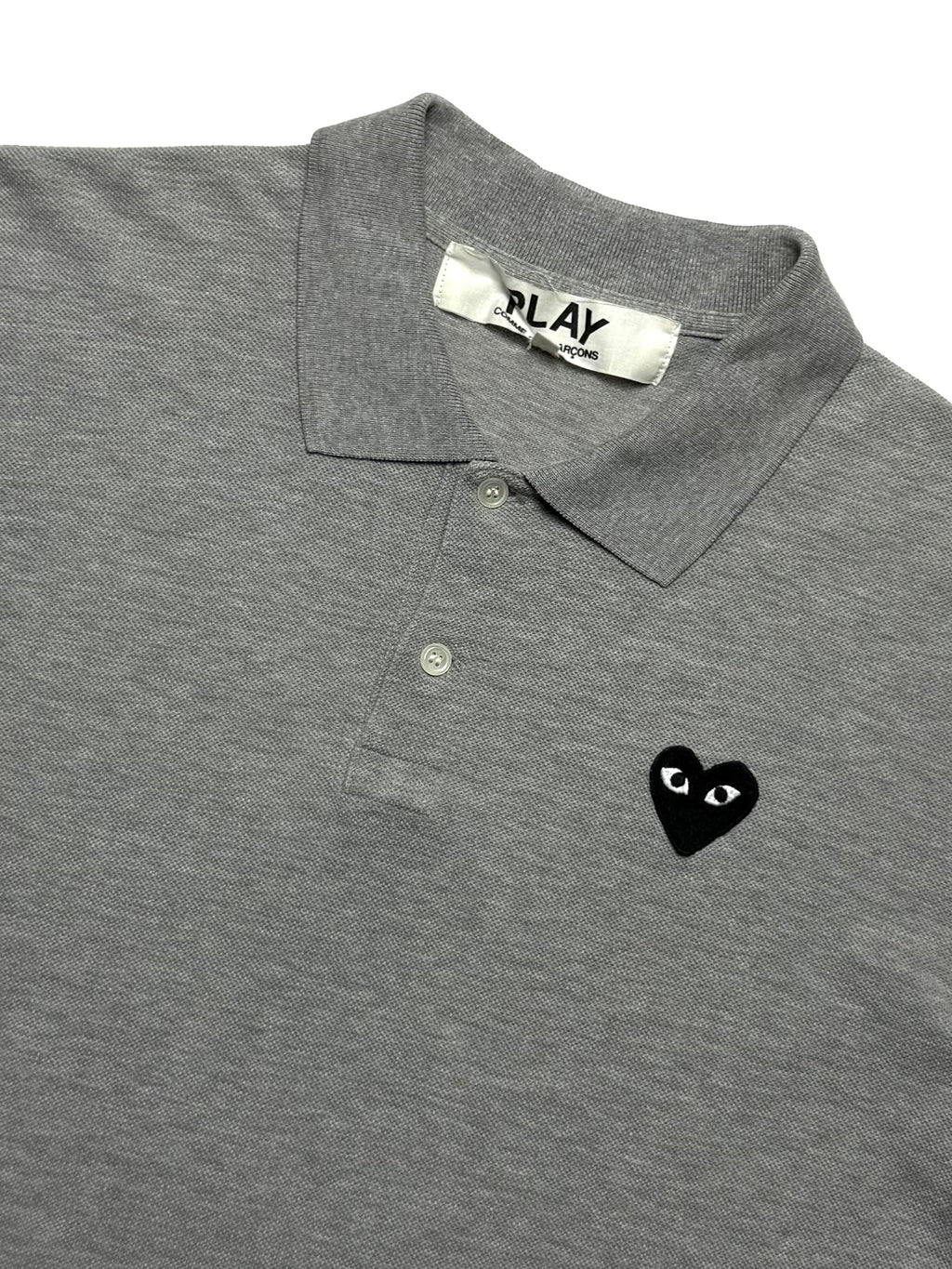COMME DES GARCONS Play Polo Shirt Grey