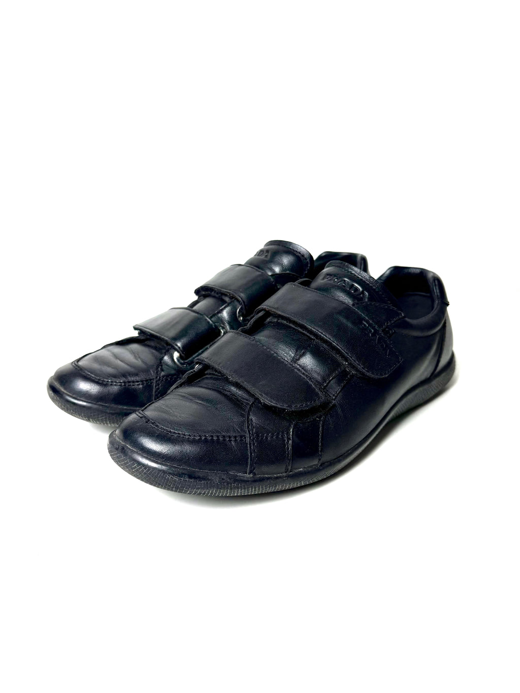 Prada Double Strap Leather Shoe