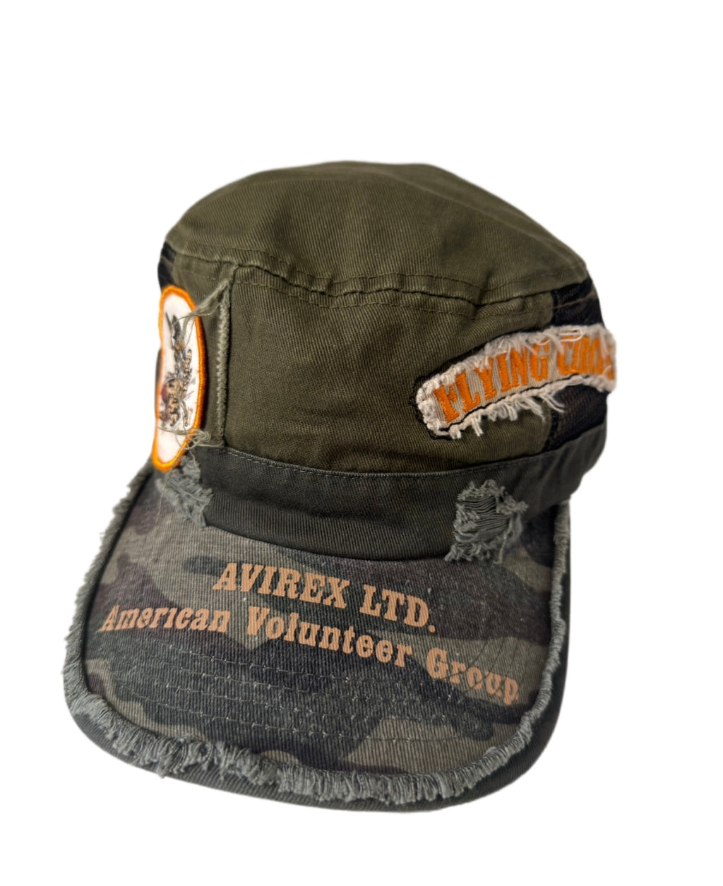 Avirex Distressed Army Green Cadet Hat