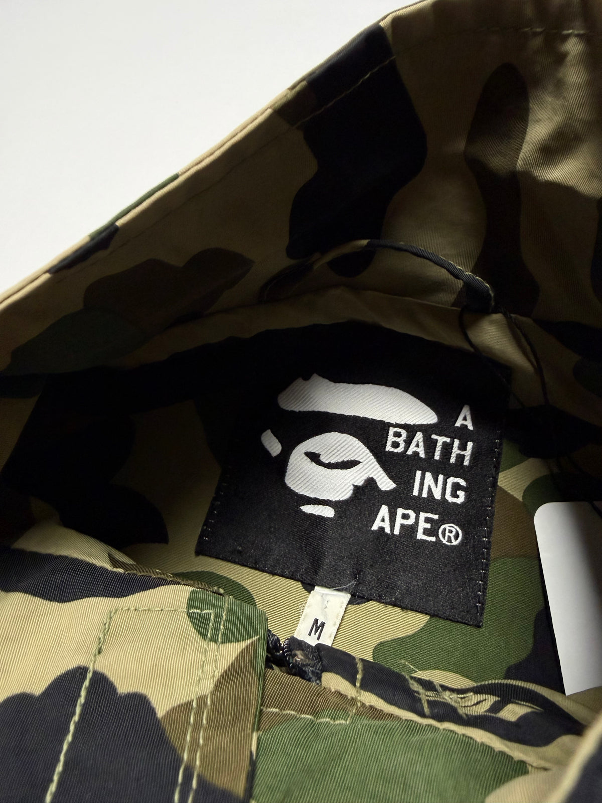 BAPE 1st Green Camo Snowboard Jacket 90s