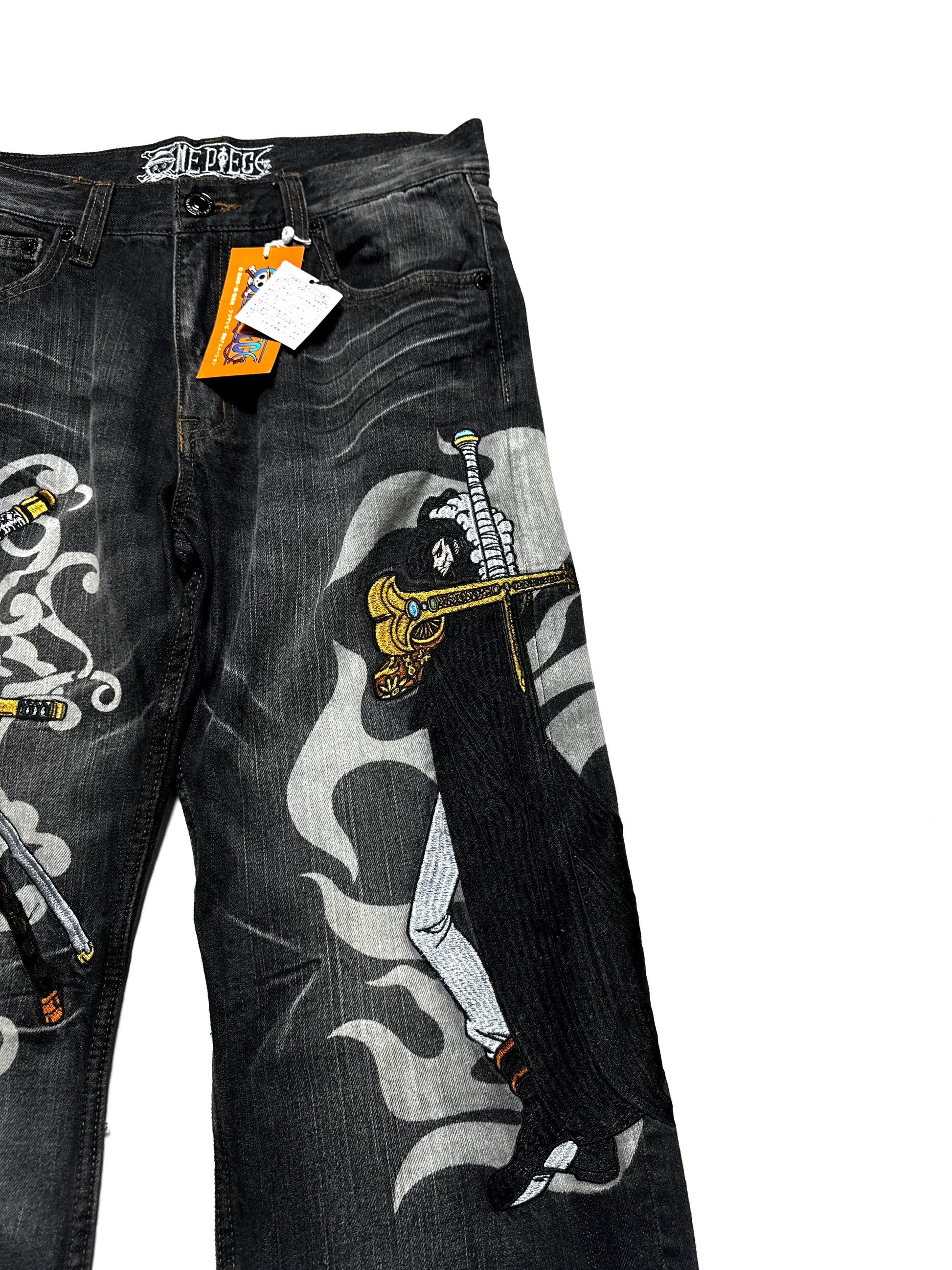 One Piece Embroidery Jean 2000s