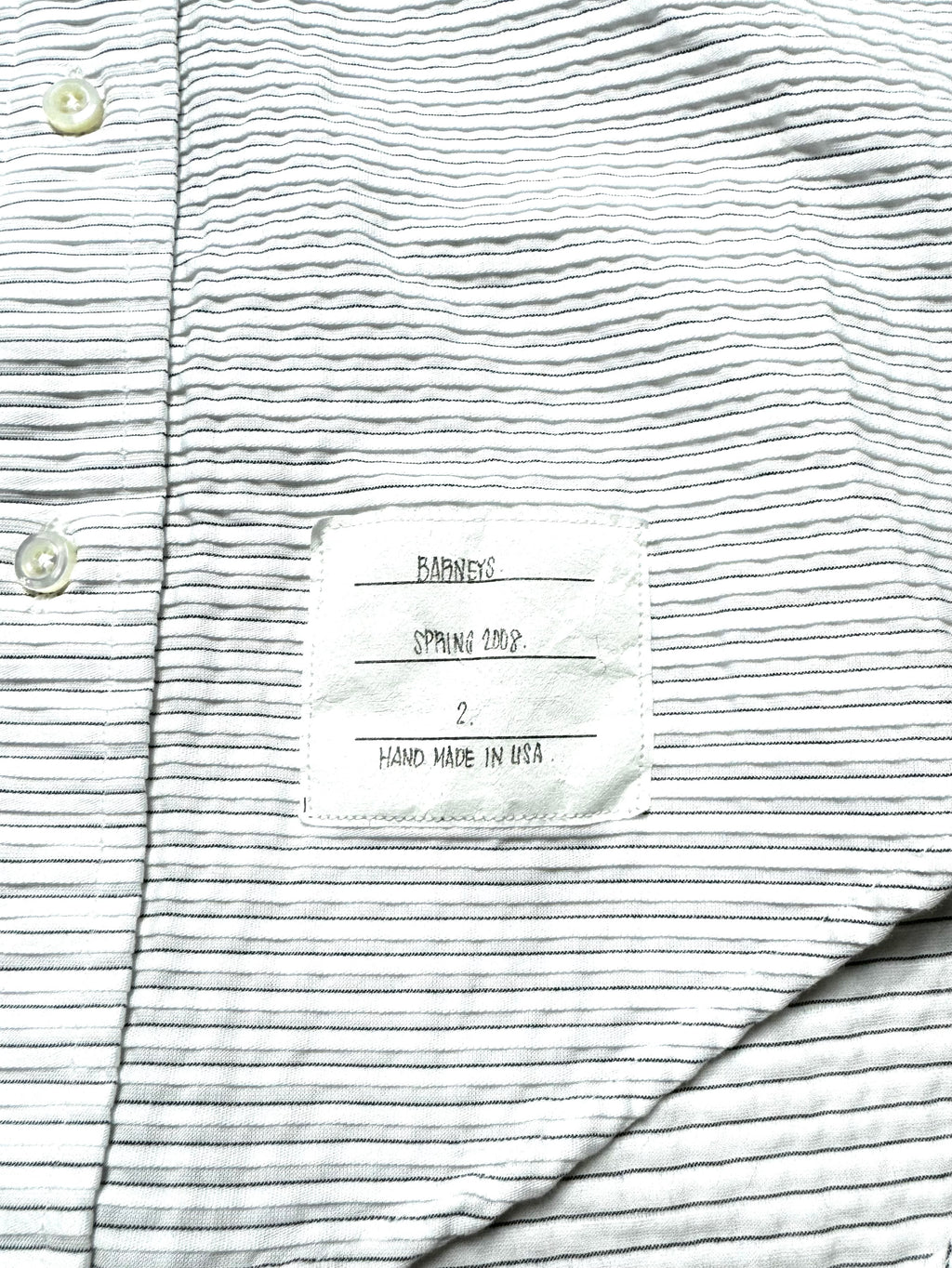 Thom Browne Barneys White Oxford Shirt 2008