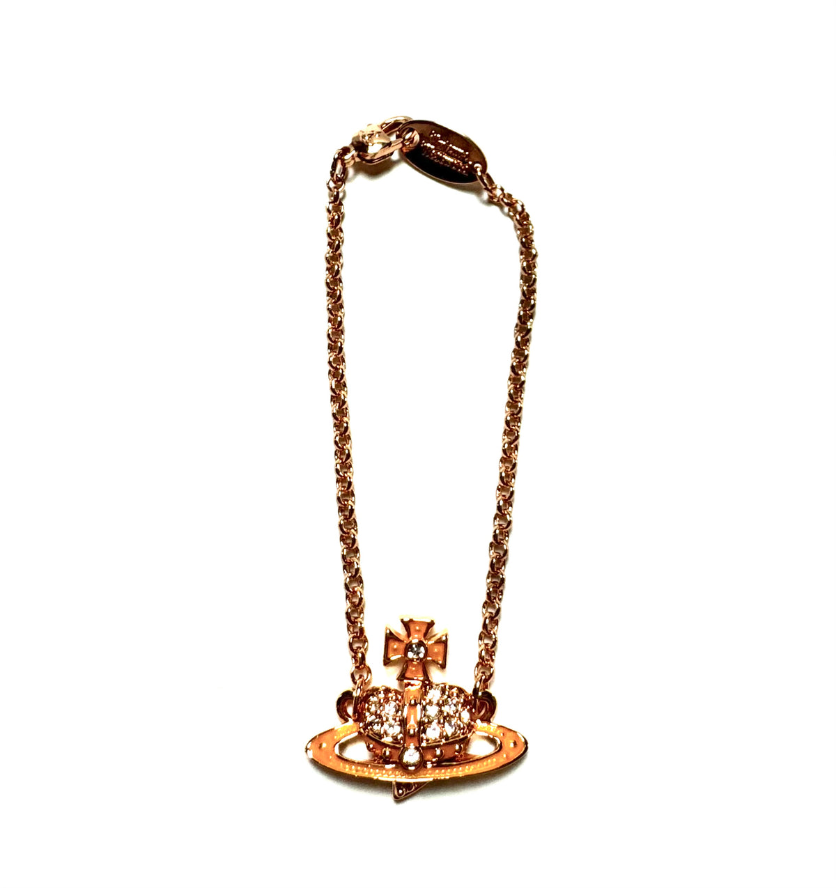 Vivienne Westwood Rose Gold Heart Bracelet