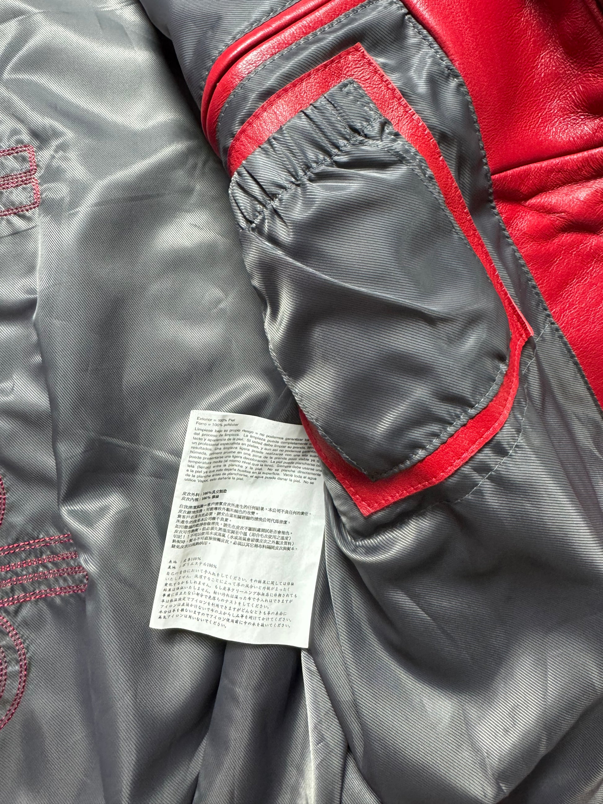 Pelle Pelle Red Leather 45th Anniversary Jacket