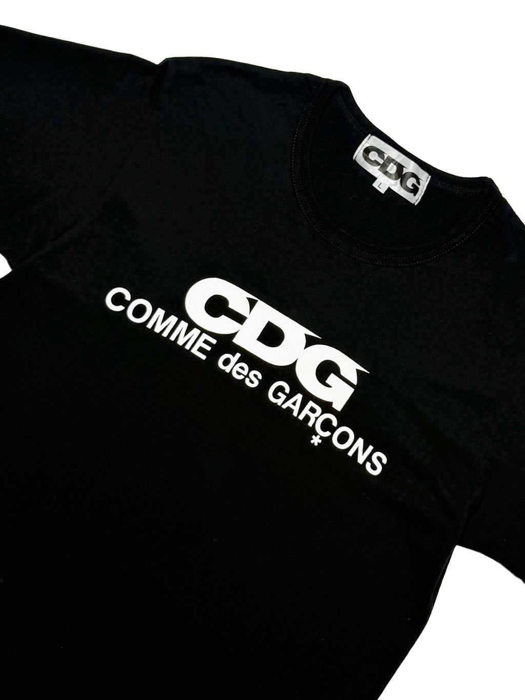 COMME DES GARCONS Black Spell Out Tee