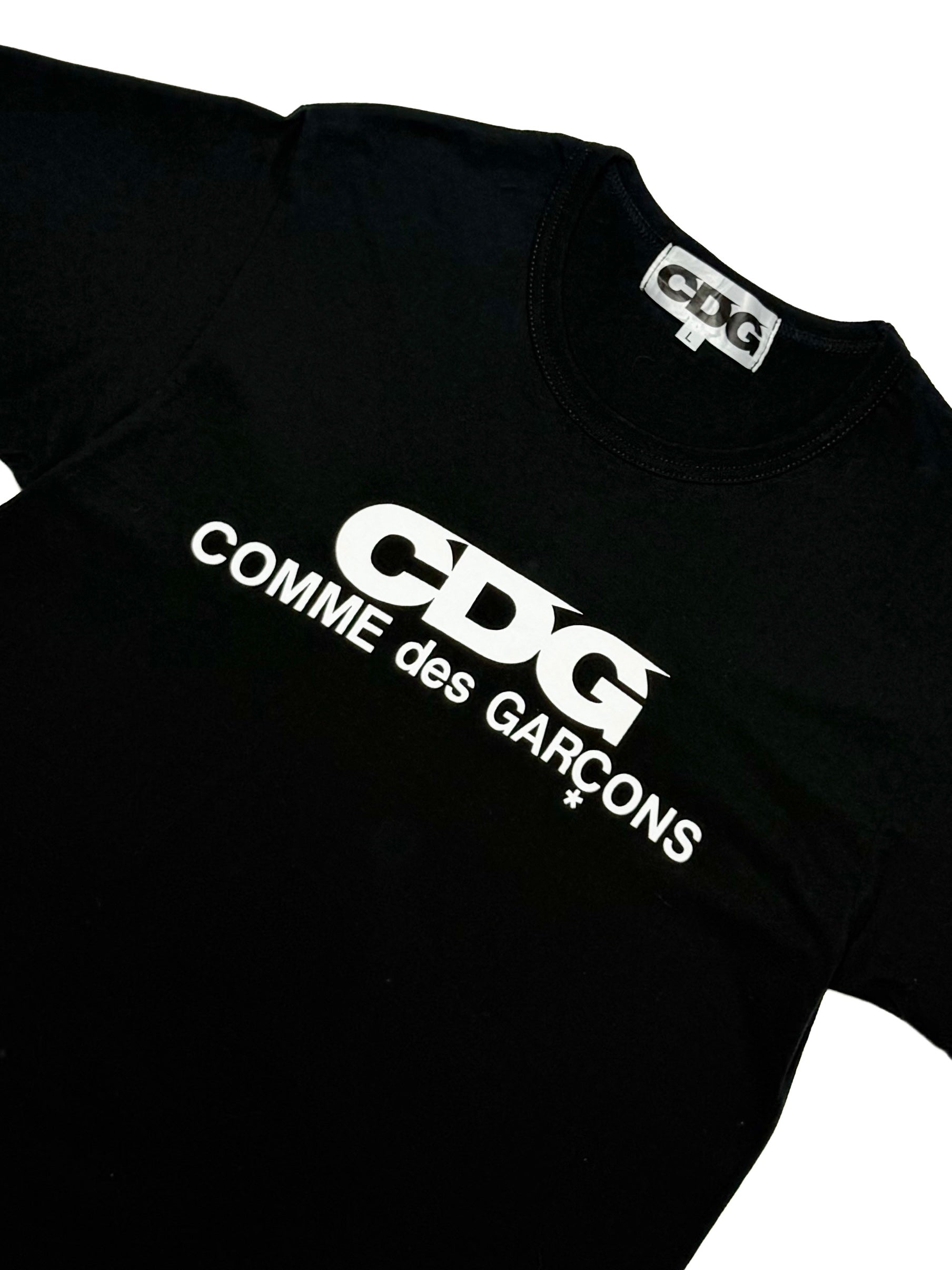 COMME DES GARCONS Black Spell Out Tee
