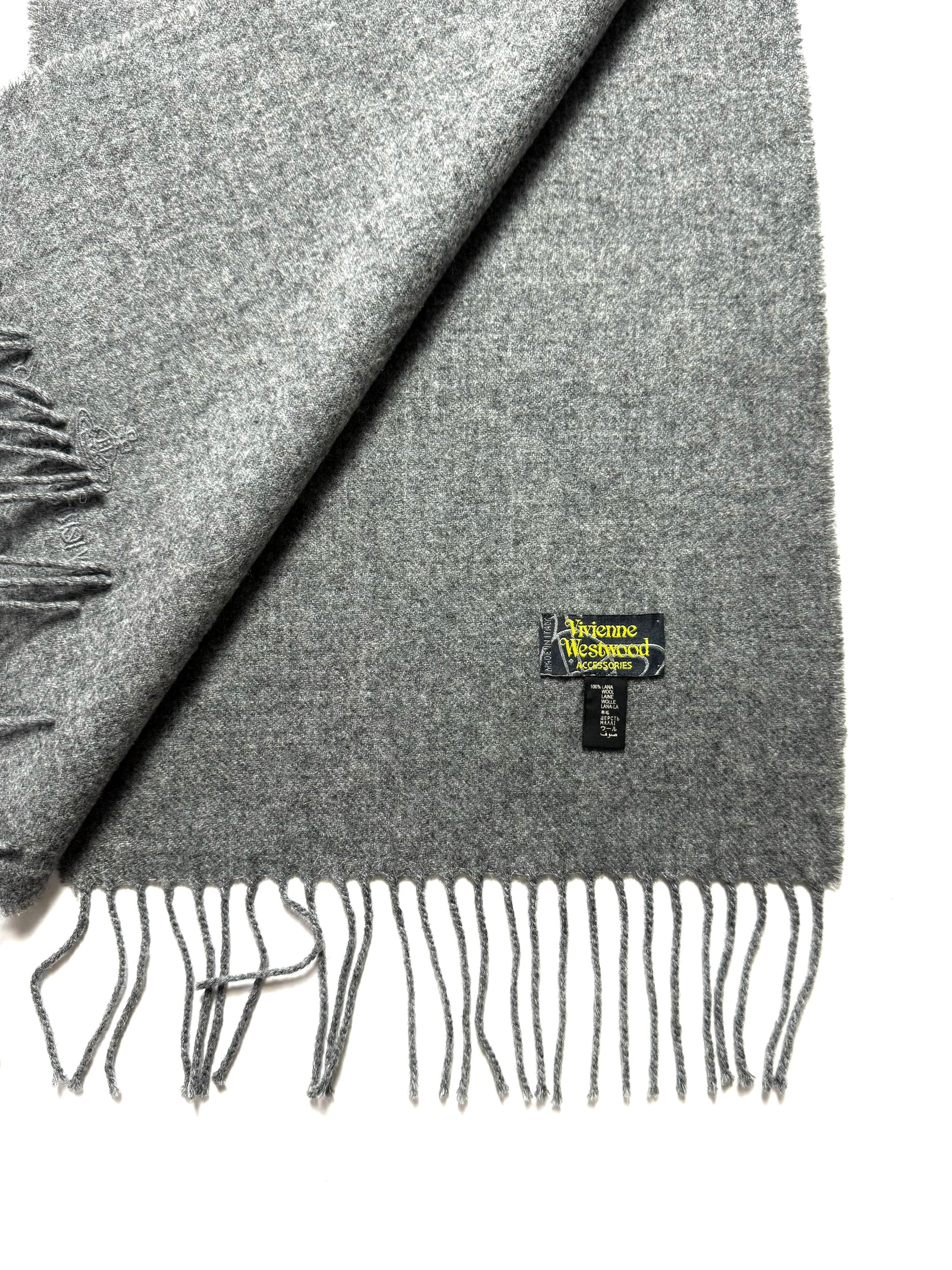 Vivienne Westwood Vintage Grey Scarf