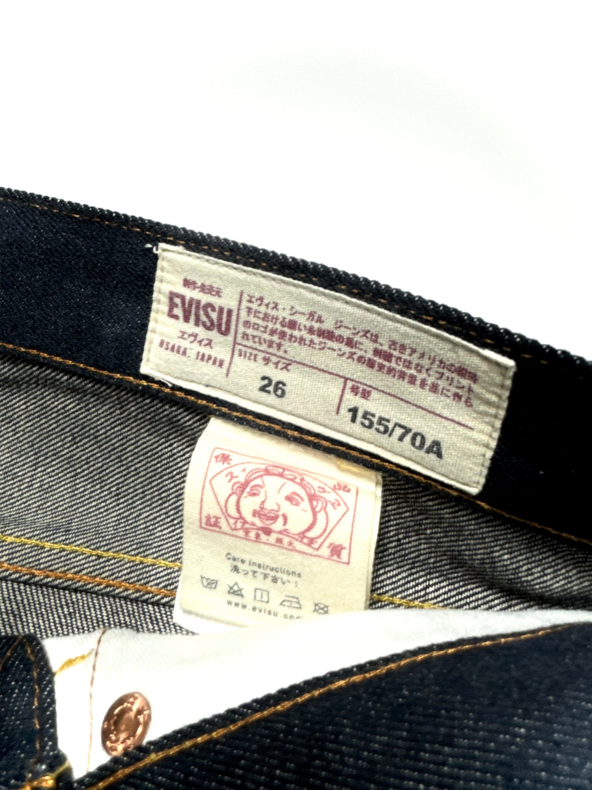 Evisu Black Daicock Jean