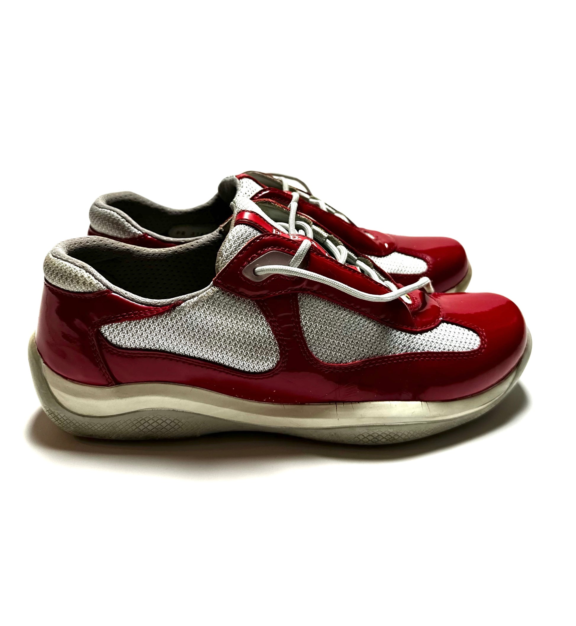 Prada America Cup Red Shoes 00s