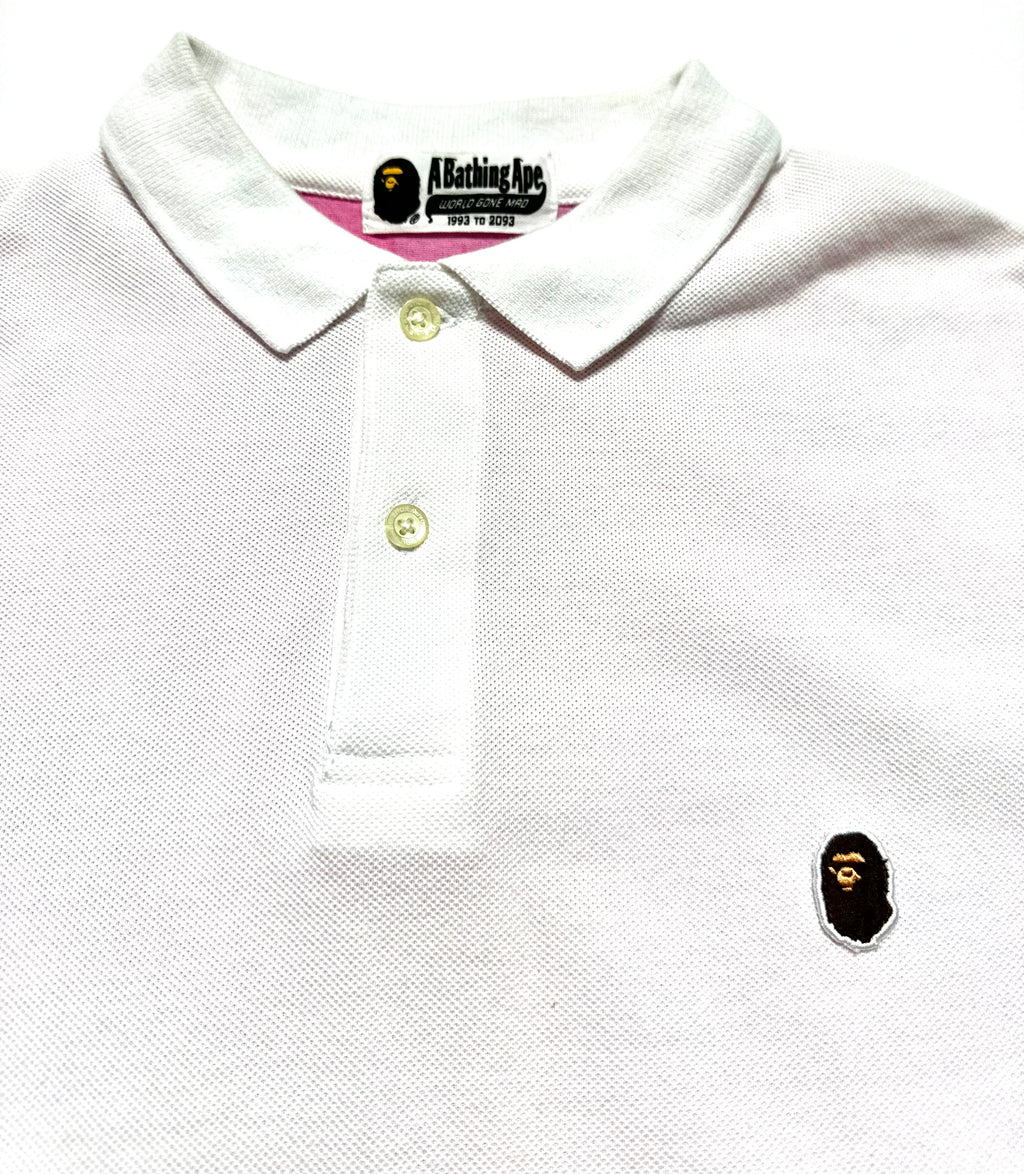 BAPE Pink Camo Polo Shirt