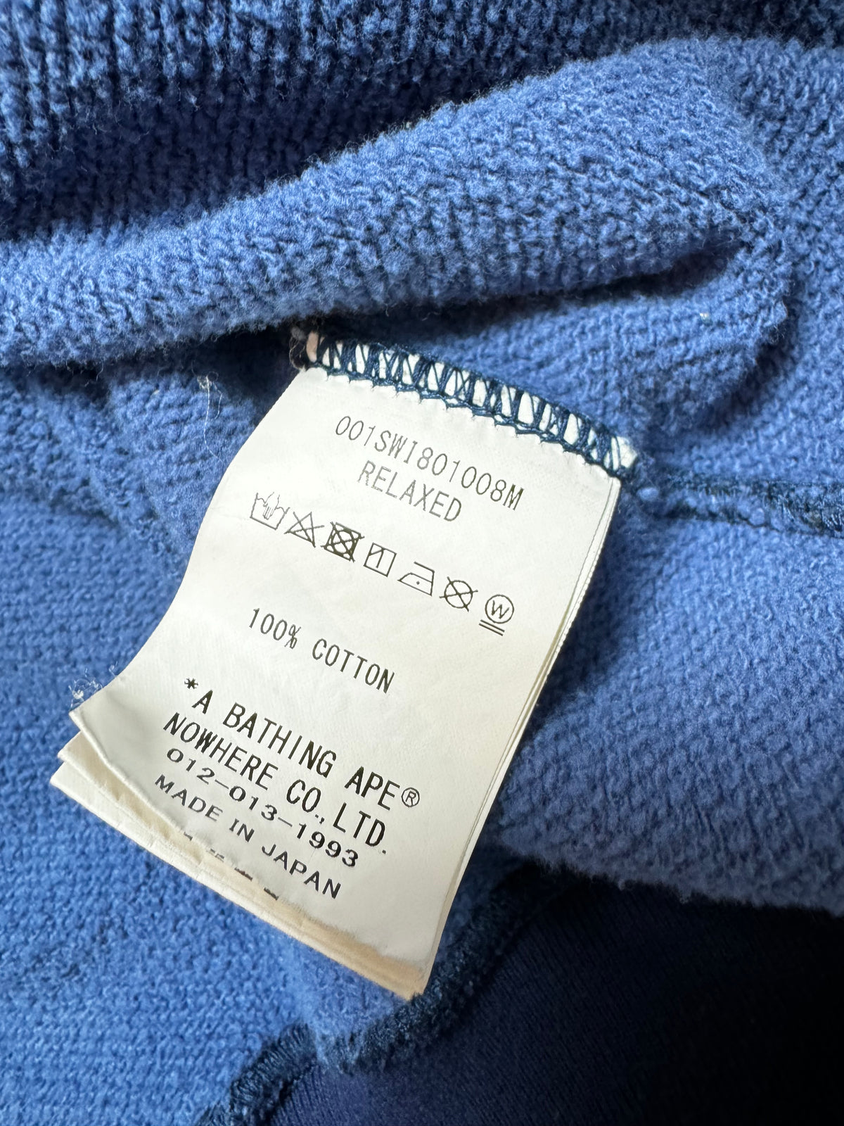 BAPE x Swarovski Blue Camo Crewneck