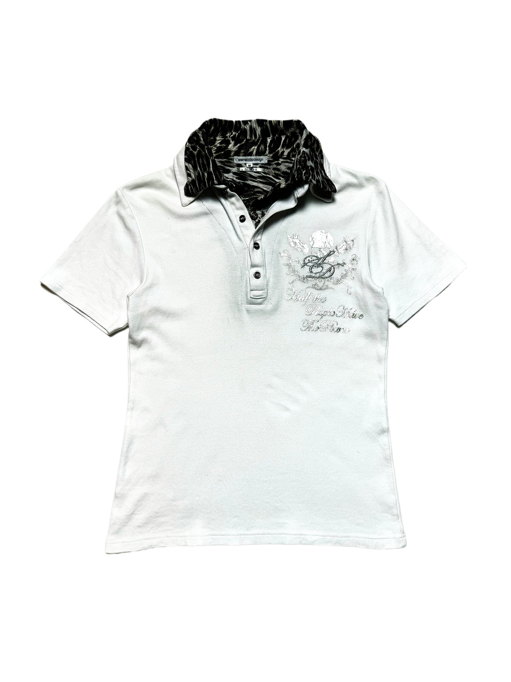 Semantic Design Double Collar Polo