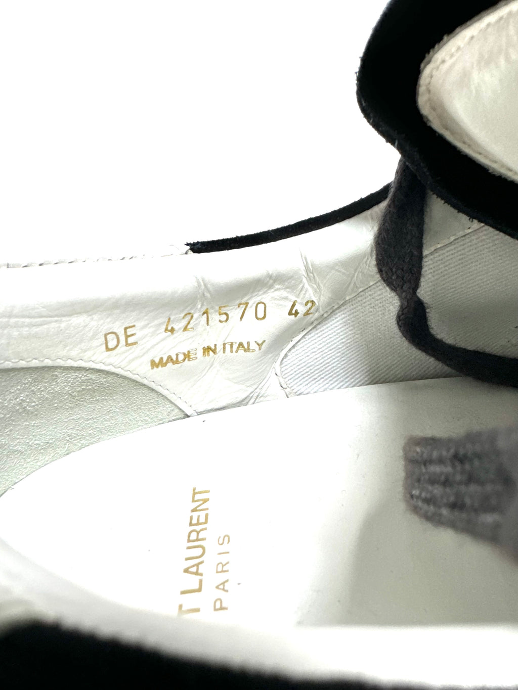 Saint Laurent SL/06 Suede Shoe