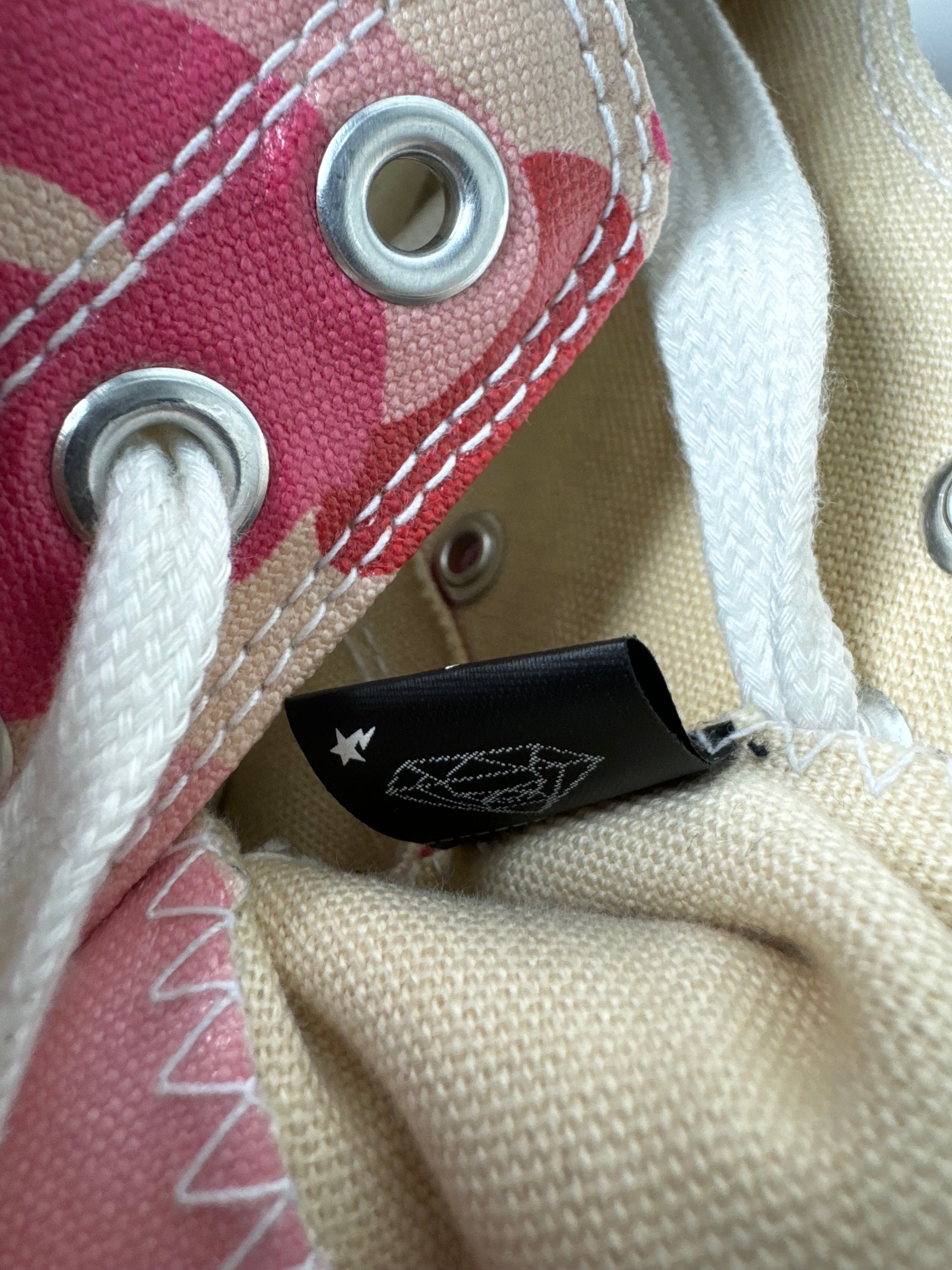BAPE Pink Camo Converse Sneaker 2002